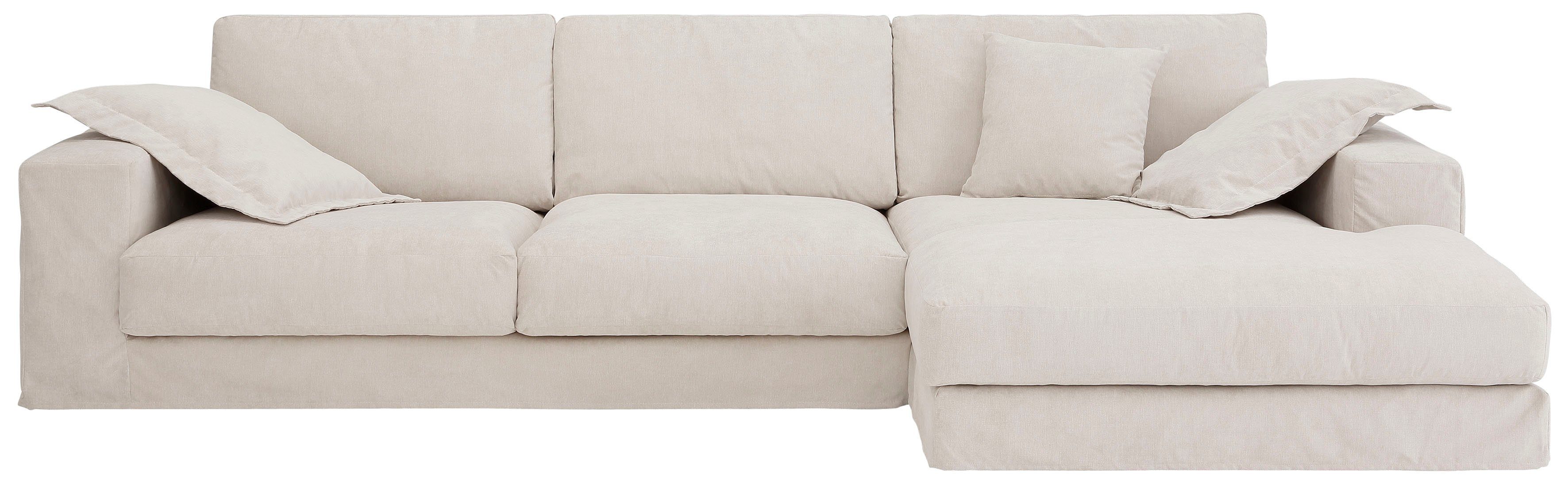 3C Candy Ecksofa Asbury L-Form, mit abnehmbarer Husse