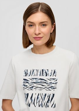 s.Oliver BLACK LABEL Kurzarmshirt T-Shirt mit All-over-Print