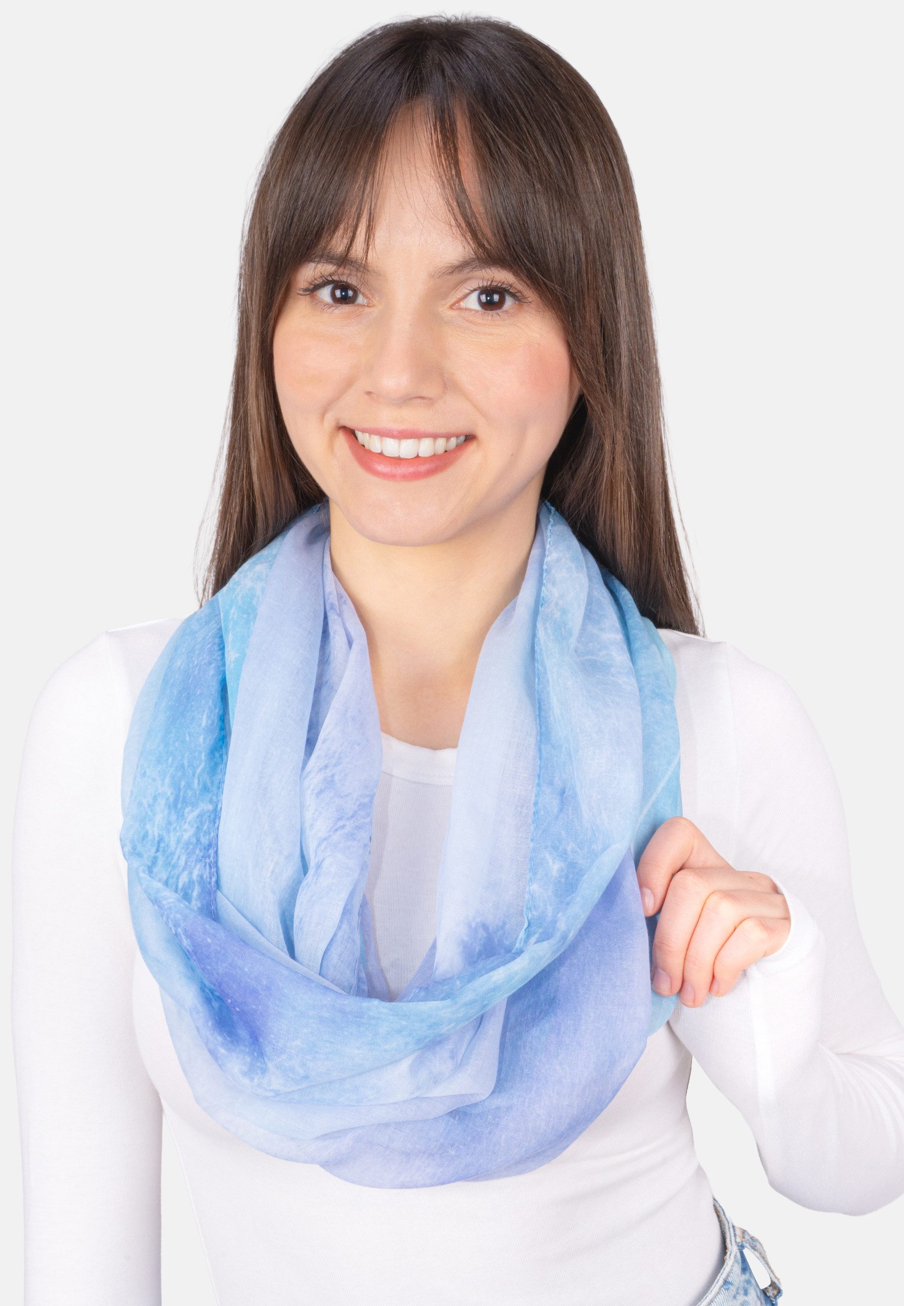 Seasons of April Loop LOOP LOLA, Damen Loop Schal Farbverlauf Ombre Leicht günstig online kaufen