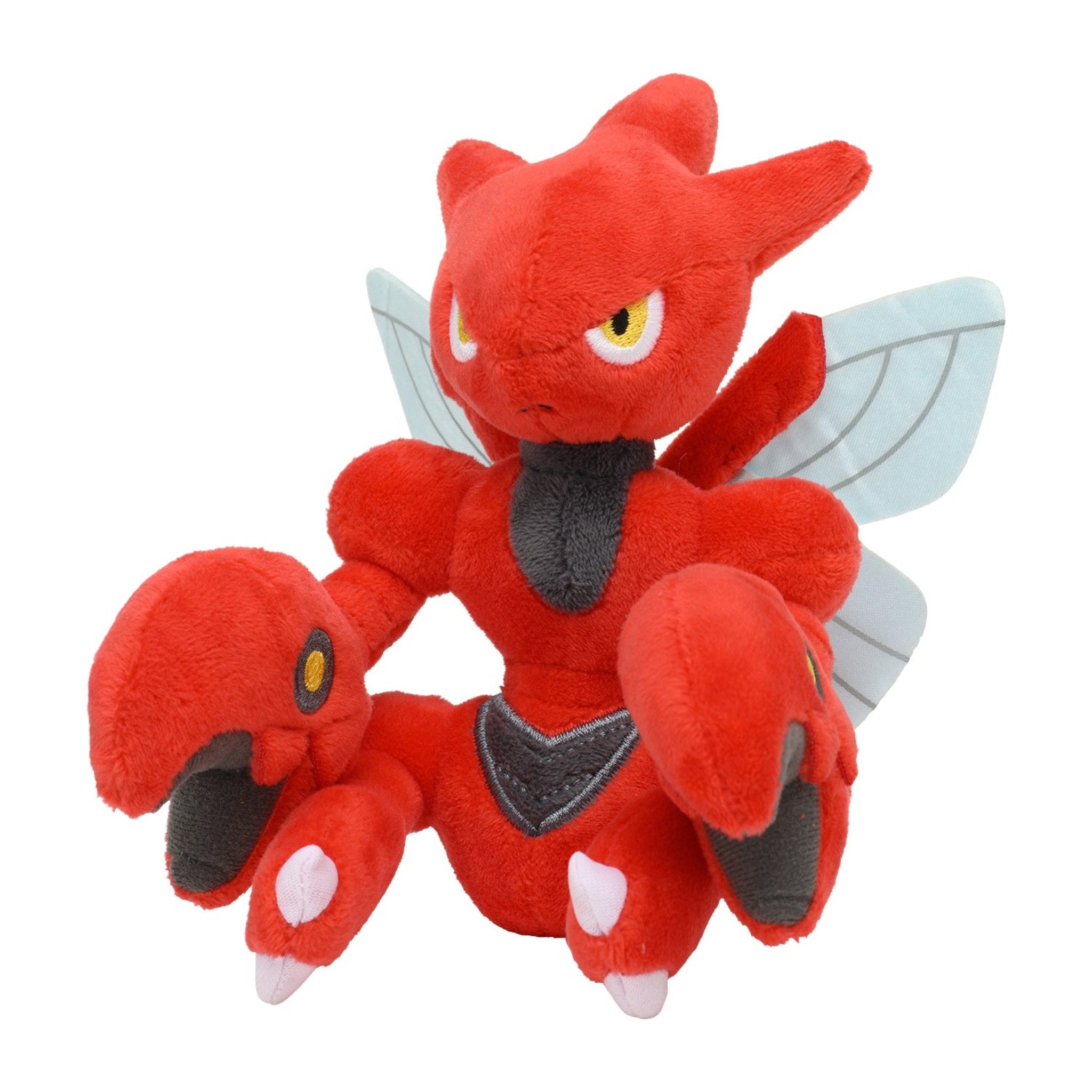 Pokémon Center Plüschfigur Pokemon Scherox Kuscheltier - 17 cm Plüschtier Scizor