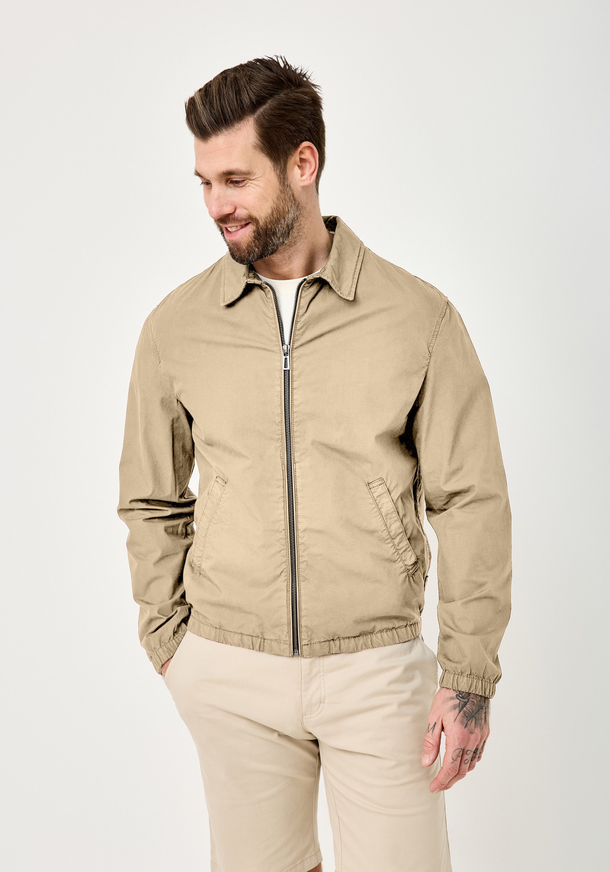 Redpoint Blouson BENNY Modern Fit Blouson aus reiner Baumwolle