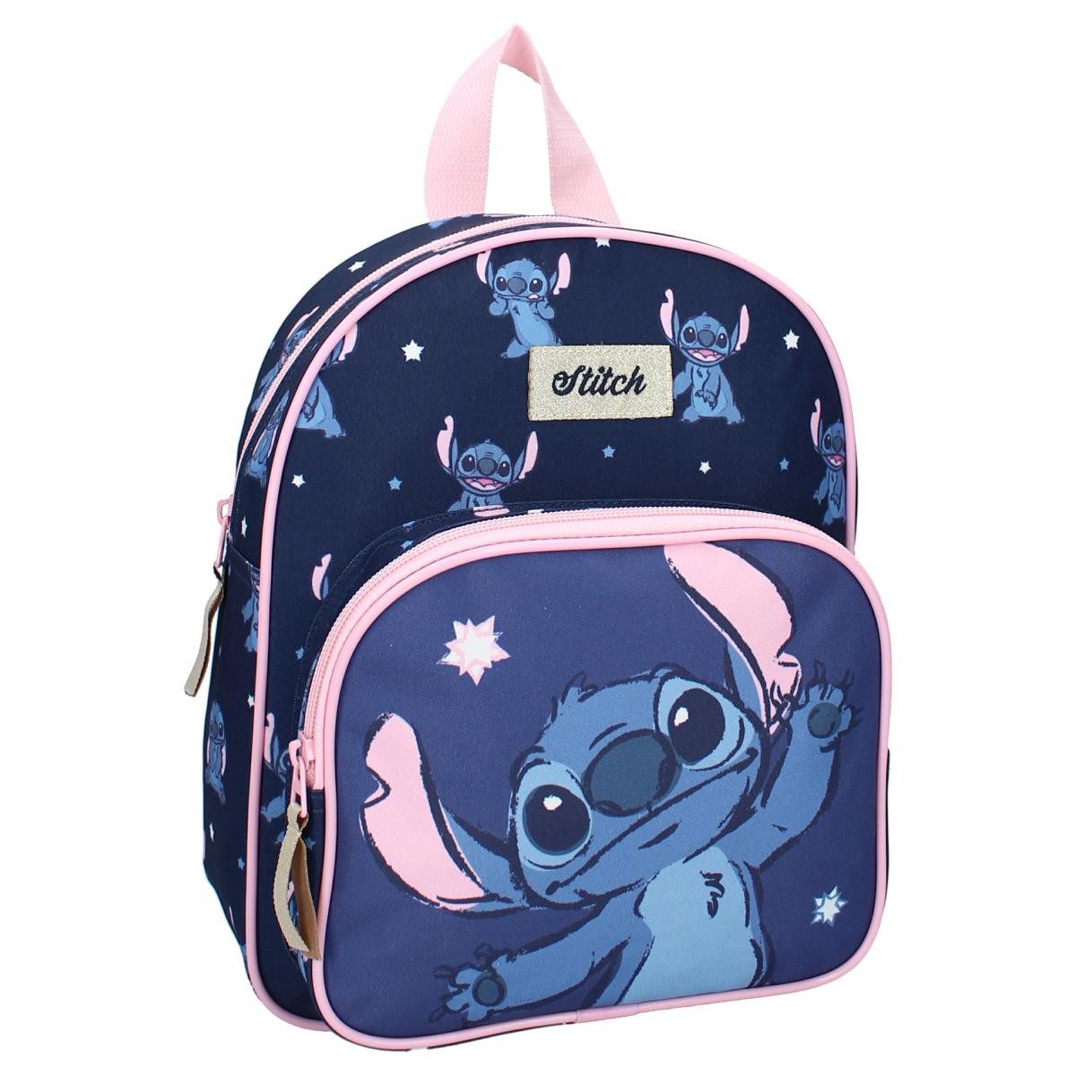 Vadobag Kinderrucksack 5 Liter Friendship Fun (1-tlg), Stitch Druck