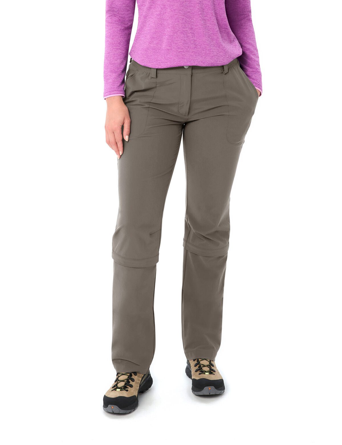 VAUDE Funktionshose Women's Farley Stretch ZO Capri Pants (1-tlg) schnellstrocknende und strapazierfähige Outdoor-Hose