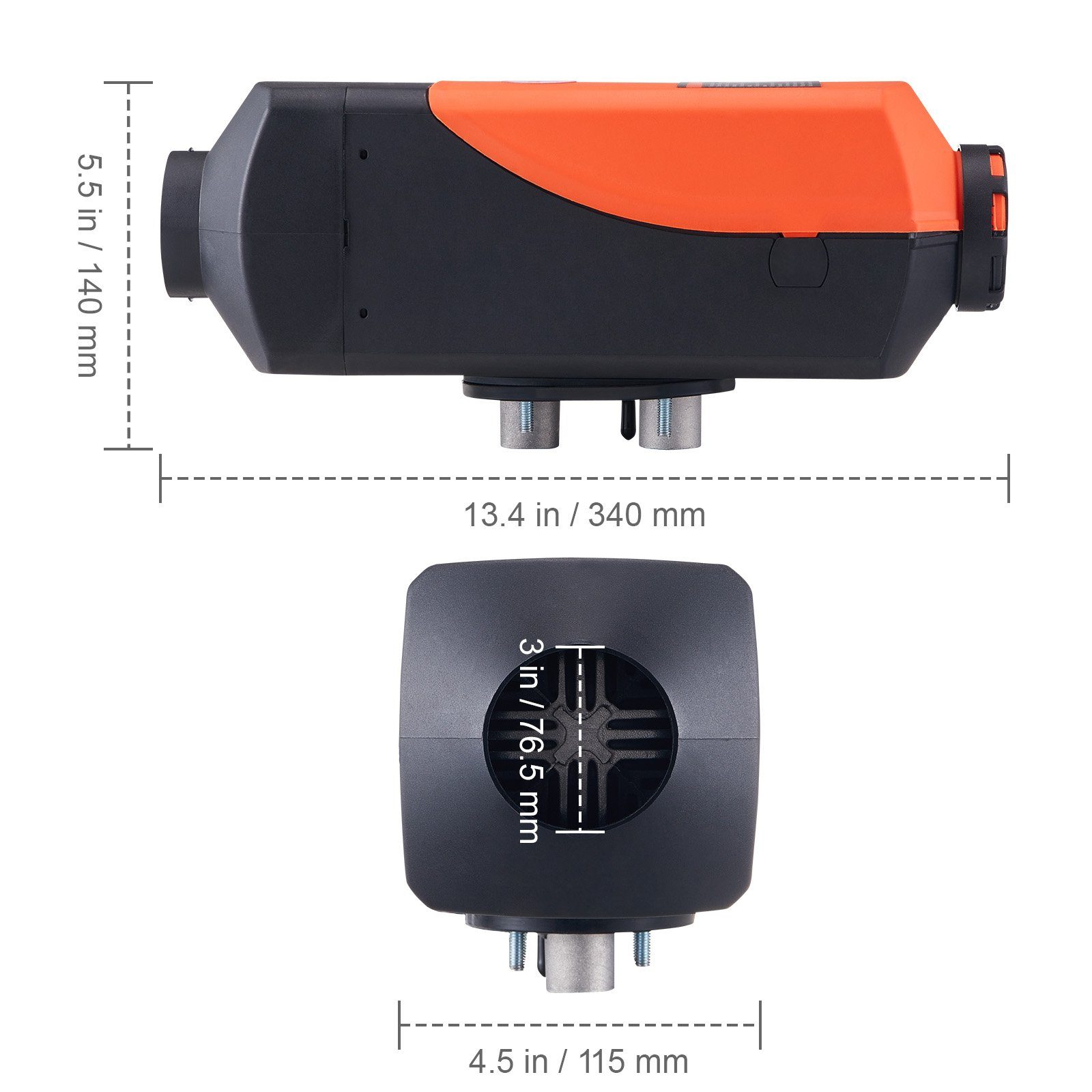 VEVOR Heizlüfter Luft Dieselheizung Standheizung 12&24 V 2 kW