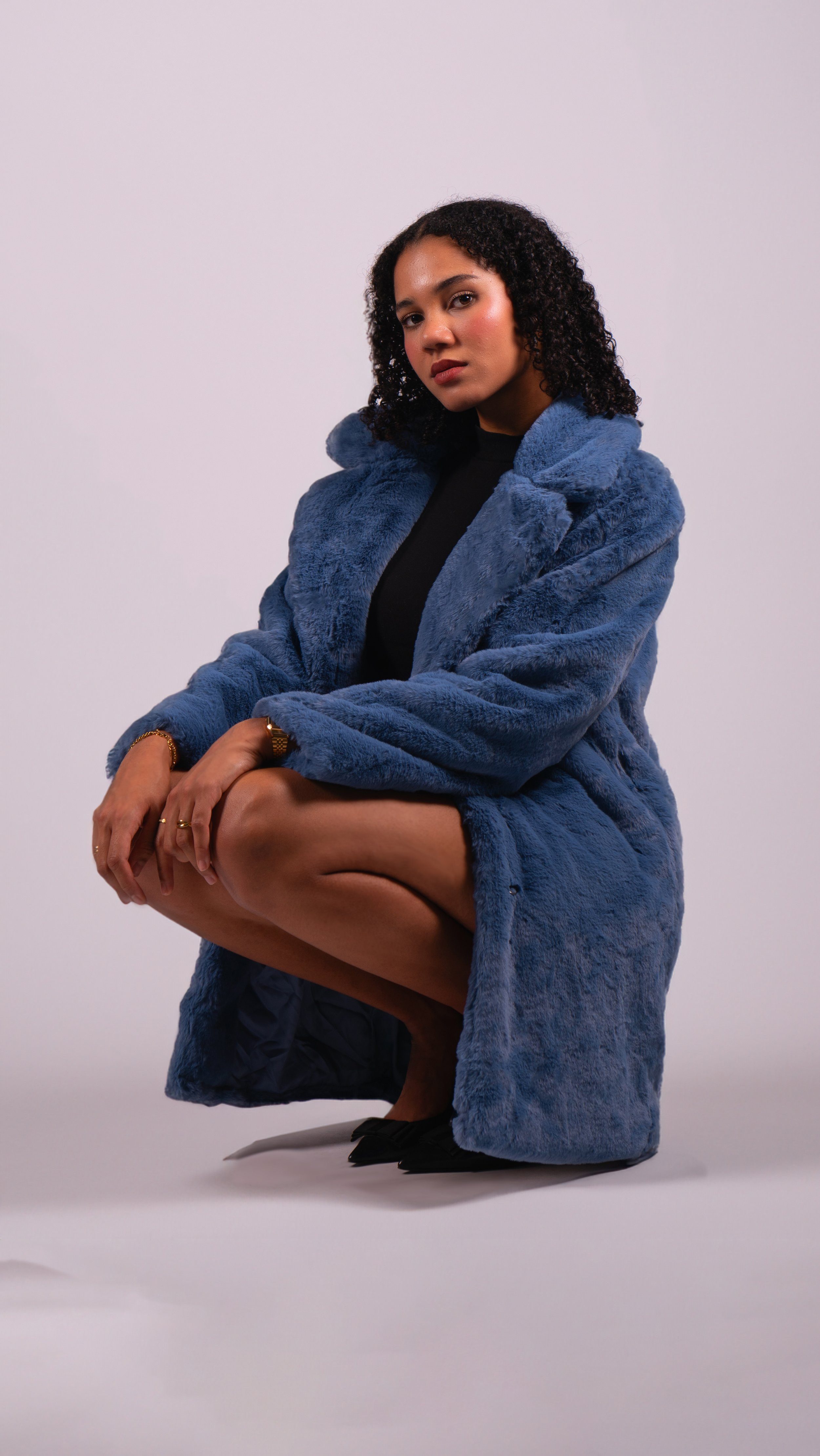 Passioni Fellimitatmantel Oversized Faux Fur Mantel günstig online kaufen