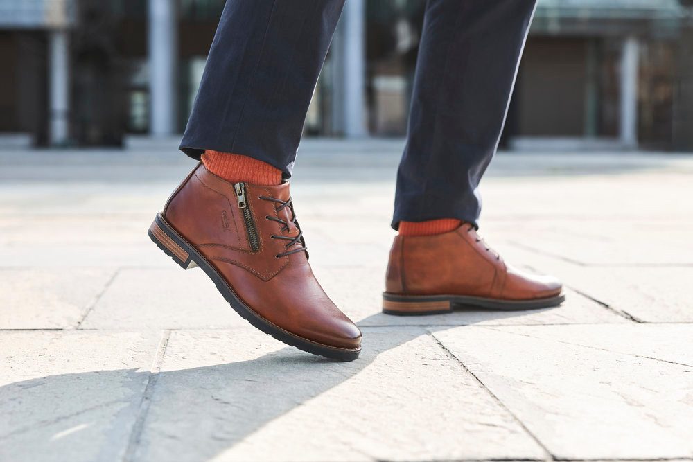 Rieker Schnürstiefelette Business-Stiefelette, Klassik-Boots in eleganter Optik