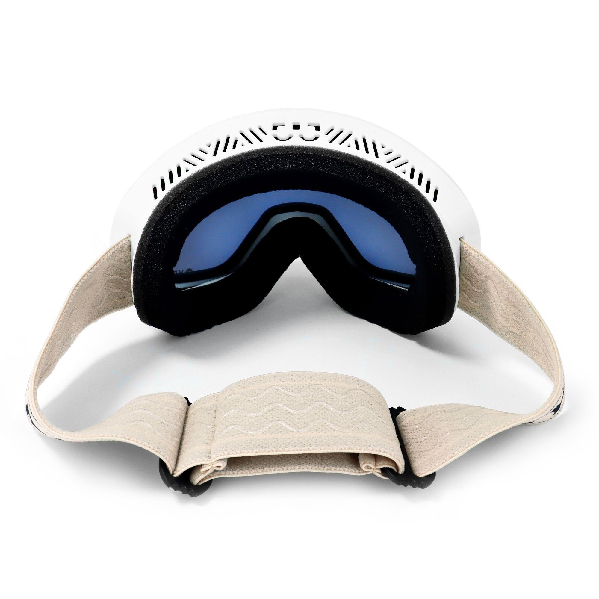 YEAZ Skibrille BLACK RUN ski- für snowboard-brille und Premium-Ski- rot/matt und und Jugendliche Erwachsene weiß, Snowboardbrille