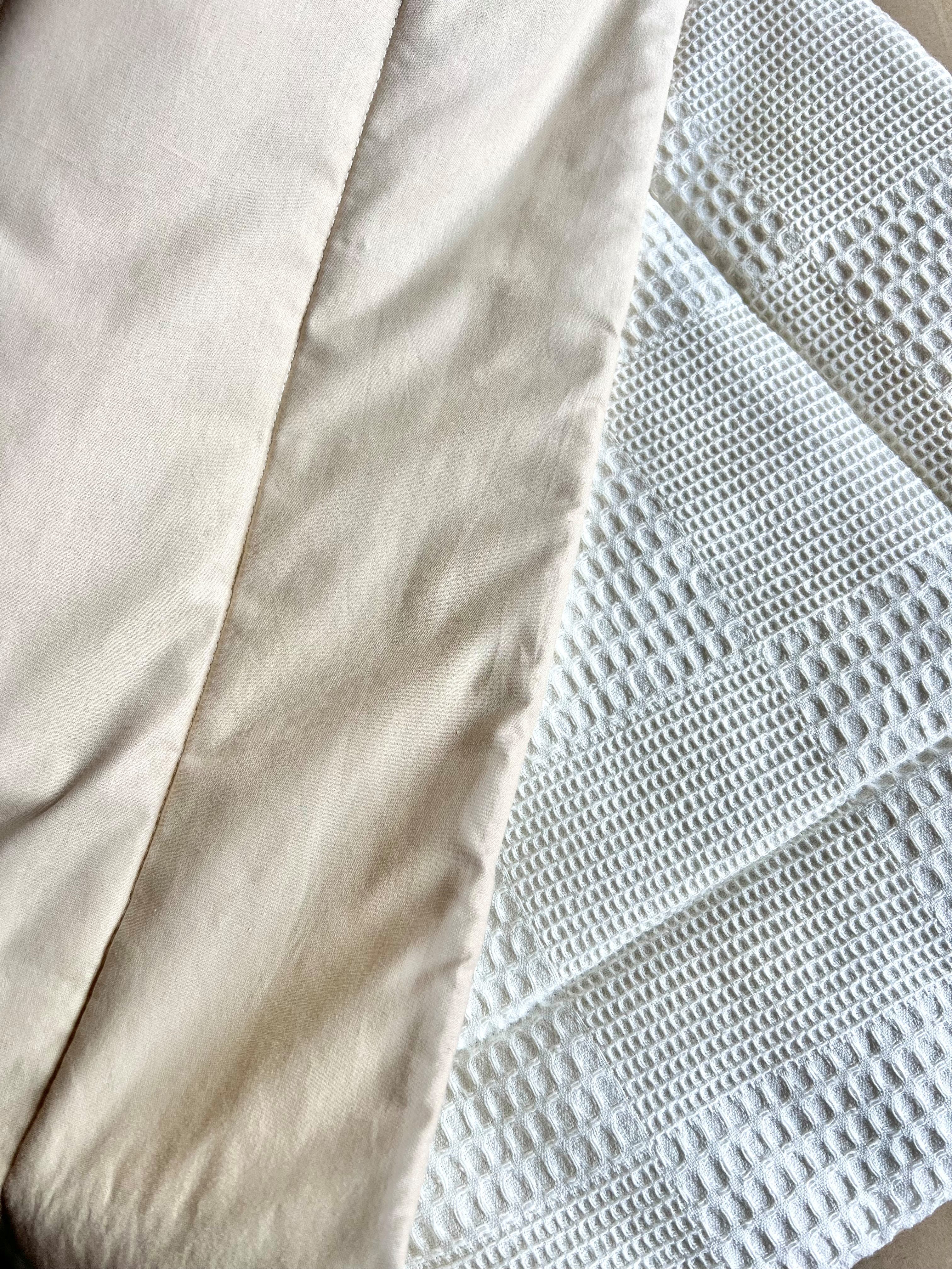 Babydecke Gefütterte Babydecke 80x100cm Waffelpique Tagesdecke günstig online kaufen