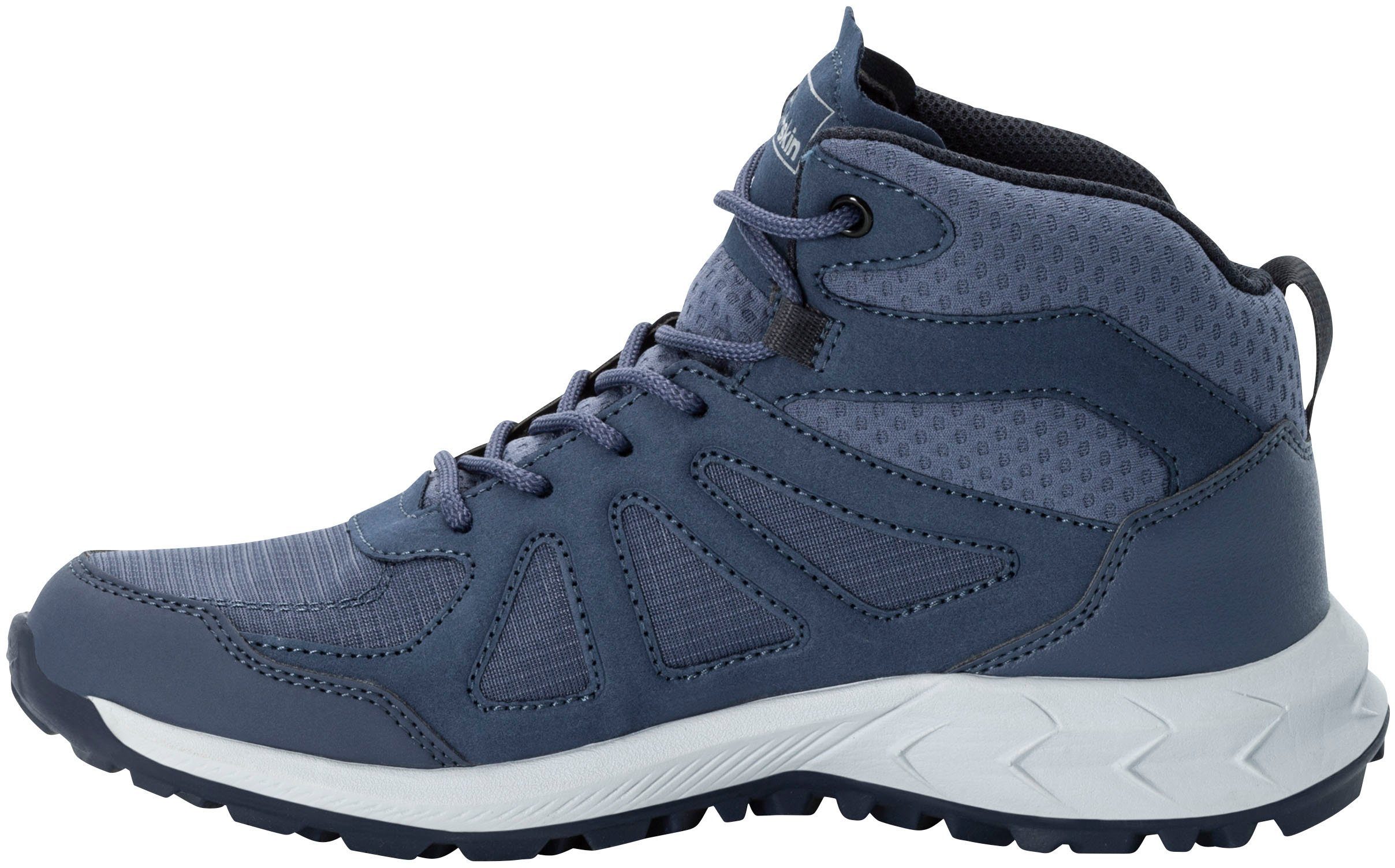 Jack Wolfskin WOODLAND 2 TEXAPORE MID W Wanderschuh wasserdicht, Trekkingschuh
