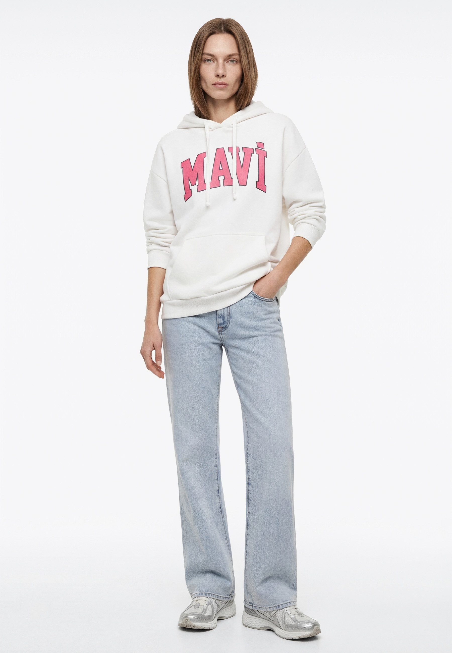 Mavi Kapuzenpullover MAVI LOGO HOODED SWEATSHIRT Logo Sweatshirt
