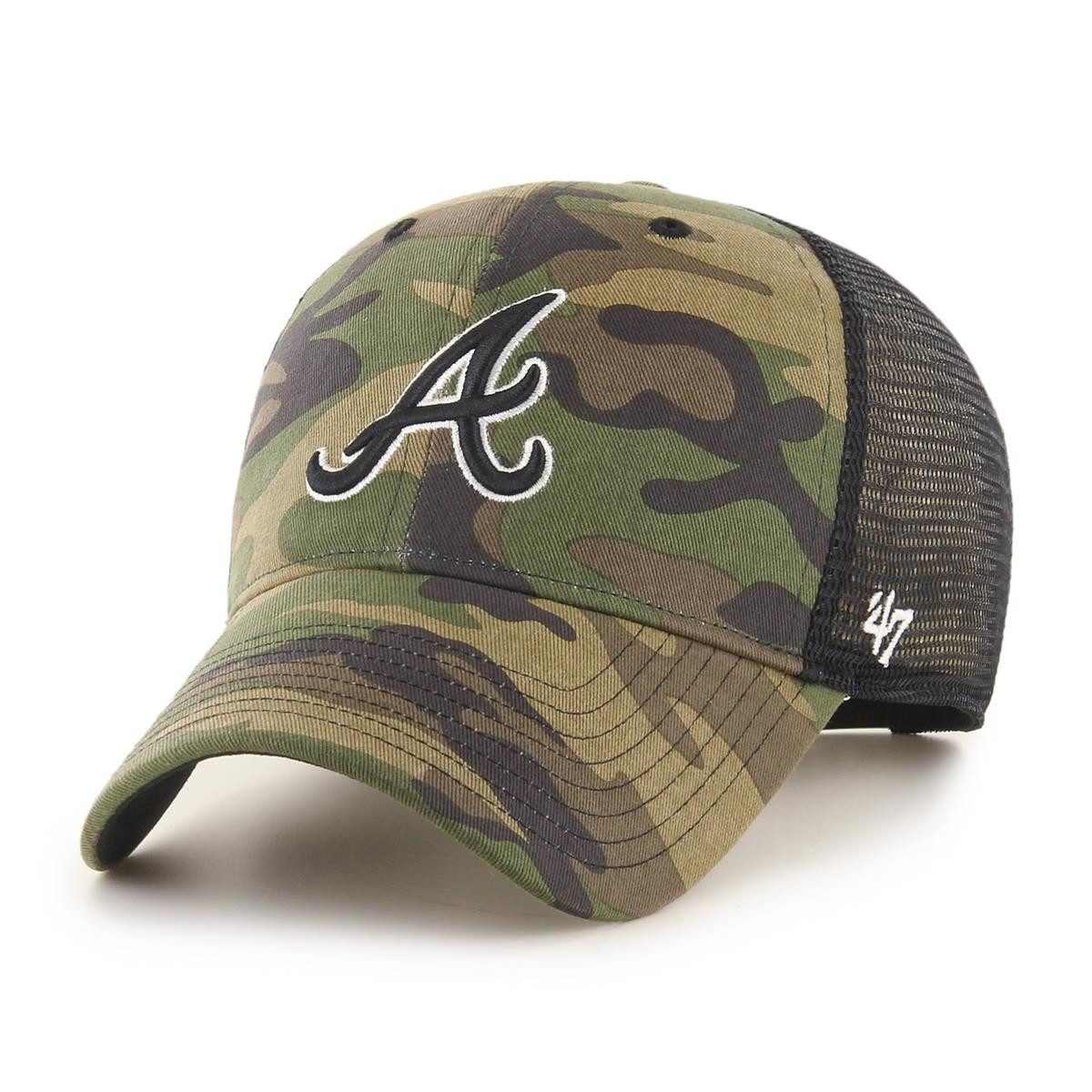 Trucker Cap '47 Brand MLB Atlanta Braves Camo Branson Cap '47 MVP