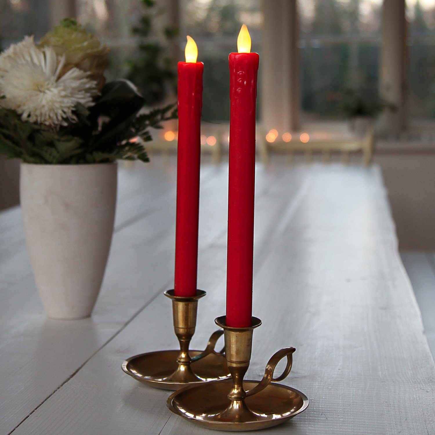 MARELIDA LED-Kerze LED Stabkerzen Echtwachs flackernde günstig online kaufen