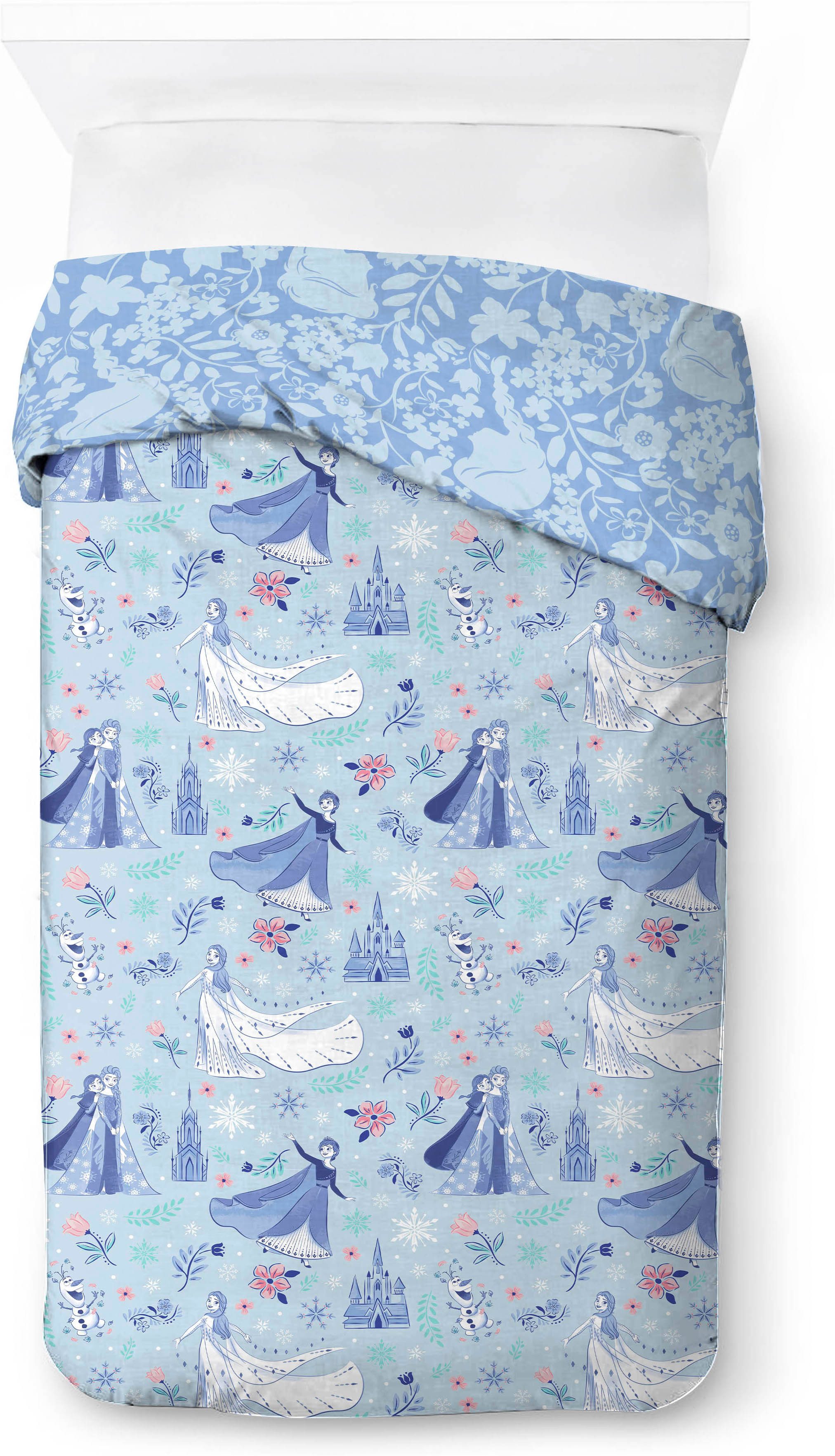 Disney Kinderbettwäsche Frozen Magical Moment, Linon, 2 teilig, 100% Baumwolle – Bild 3 von 5