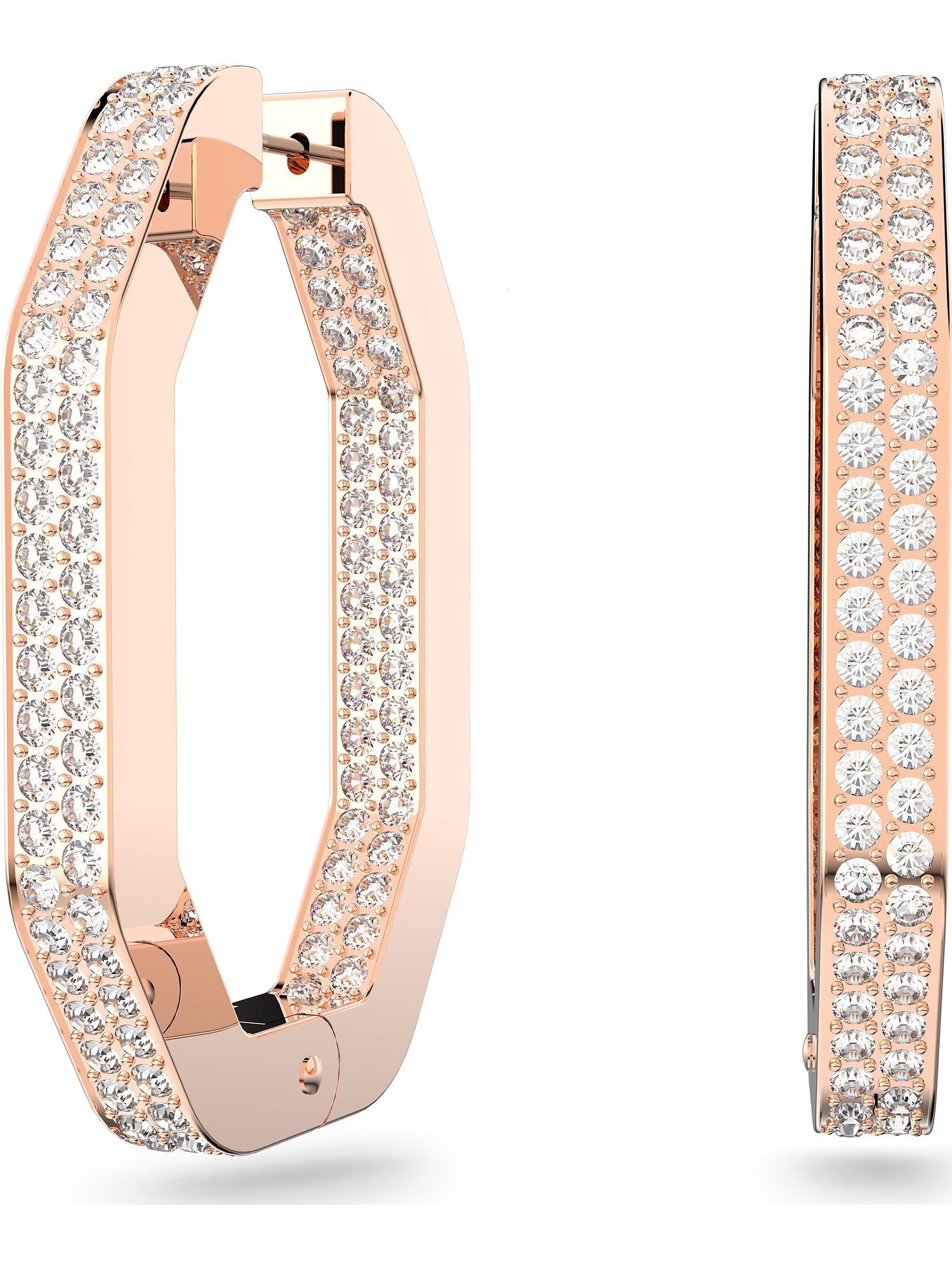 Swarovski Paar Creolen Swarovski Damen-Creolen Metall Swarovski-Kristall (Paar)