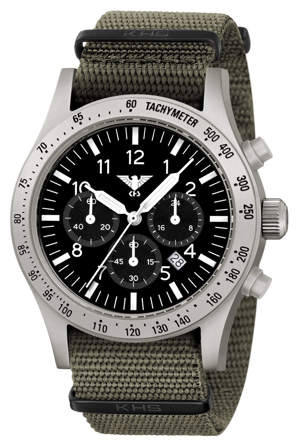 KHS Quarzuhr Platoon Solar Stahl Nato günstig online kaufen