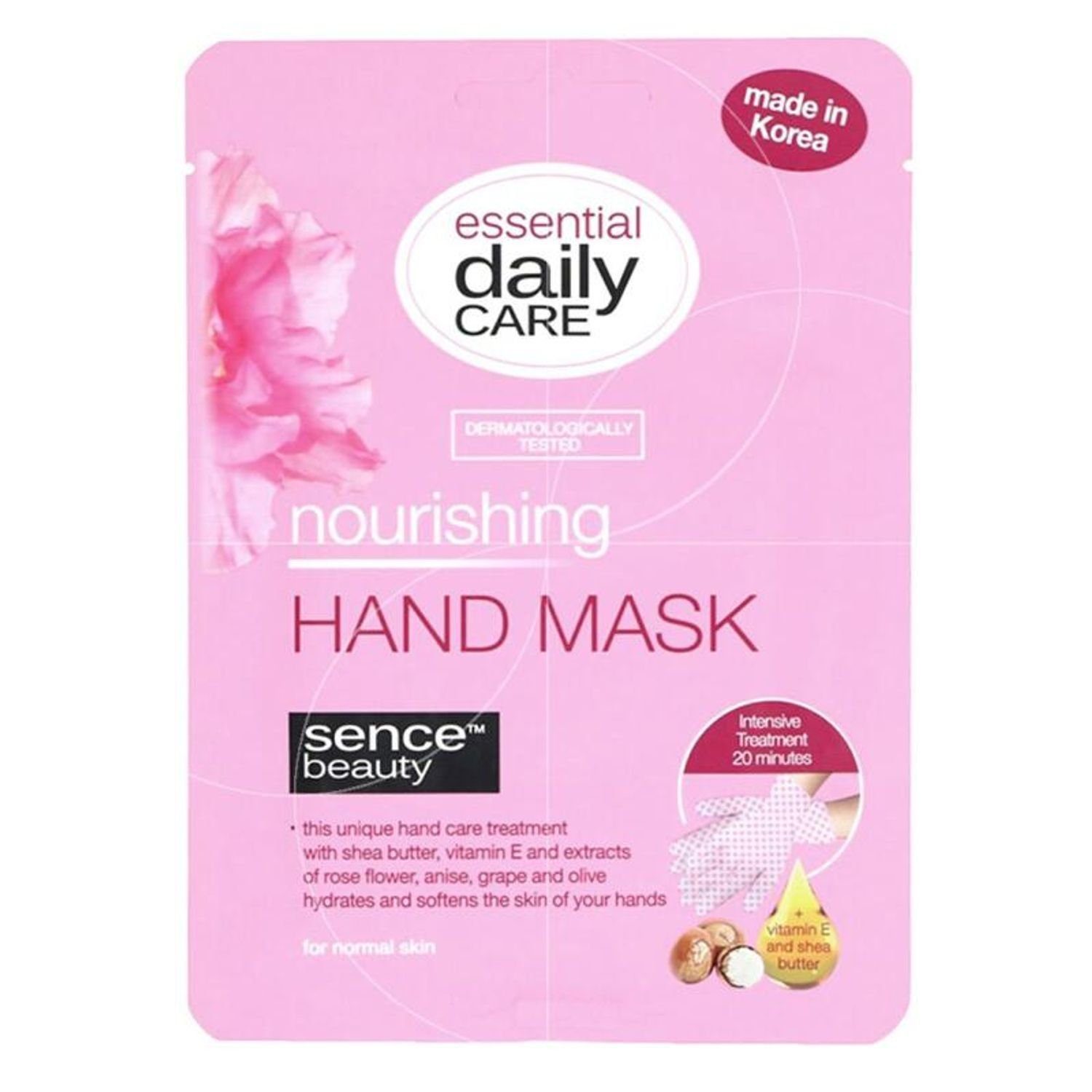 Sencebeauty Körpercreme Sencebeauty Handmaske 18g 2er Pflege Feuchtigkeit Haut Peeling