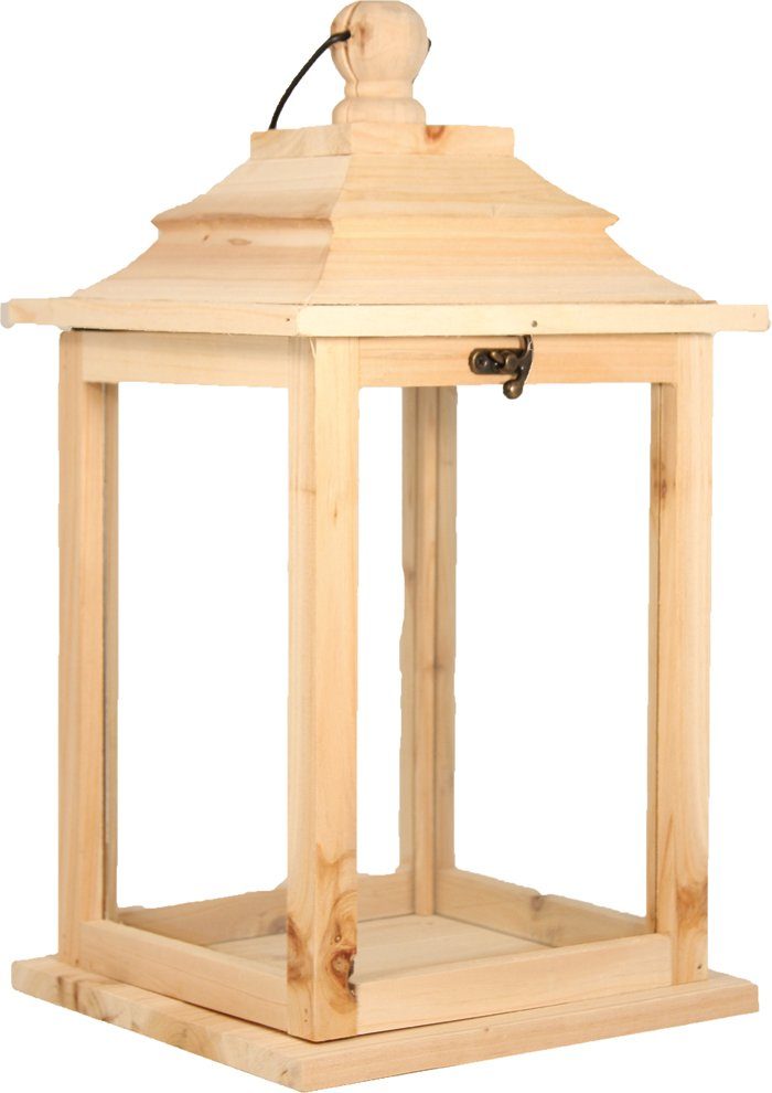 FADEDA Krippen-Zubehör FADEDA Holzlaterne natur, ohne Beleuchtung, mittel, günstig online kaufen