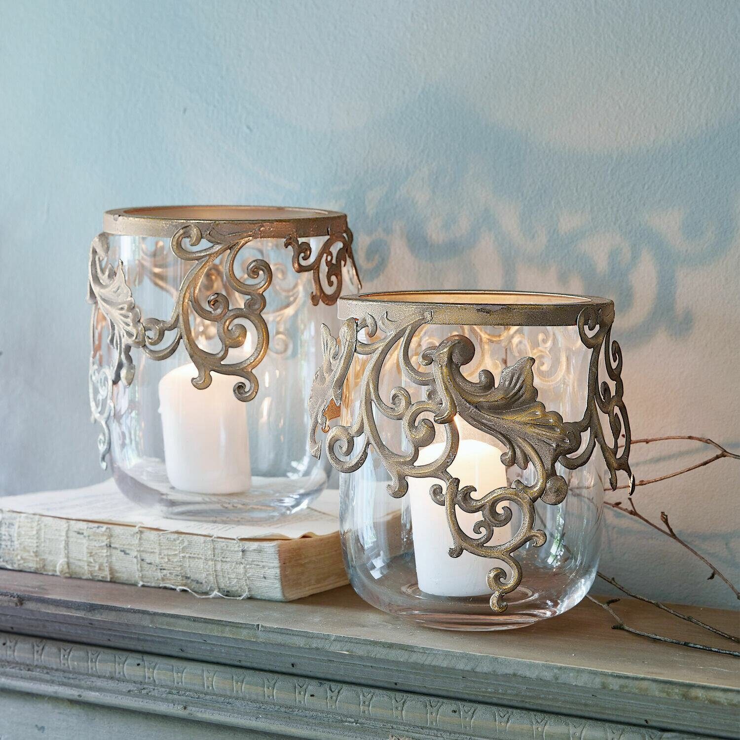 Mirabeau Windlicht Windlicht 2er Set Sundini günstig online kaufen
