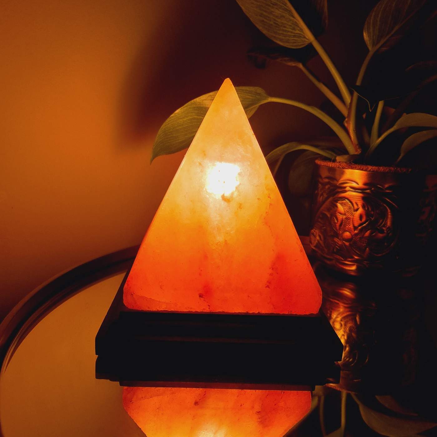 Landster Salzkristall-Tischlampe Himalaya lampe Salzlampe, Glühbirne günstig online kaufen
