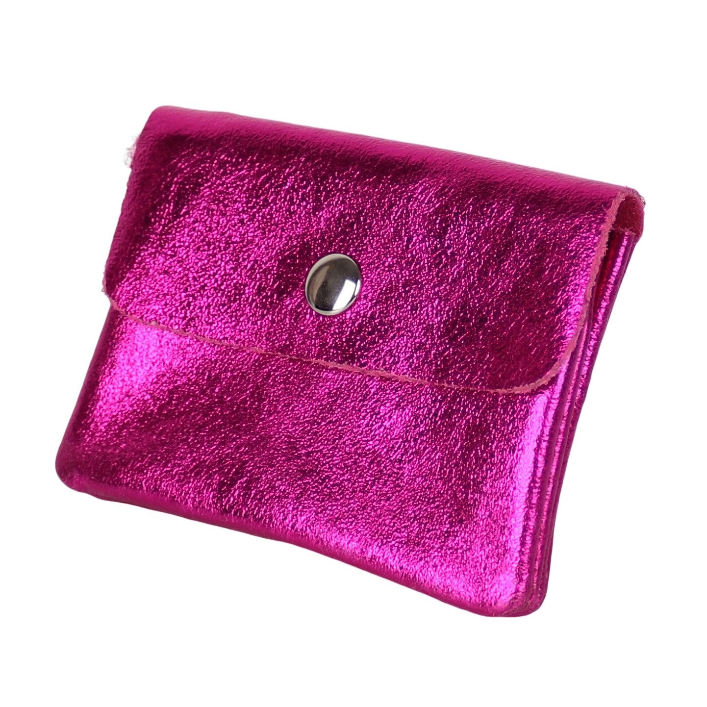 MIRROSI Mini Geldbörse Kleines Mittelgroßes Portemonnaie MADE IN ITALY Echtleder (11x8x2cm BxHxT), viele tolle Trendfarben zur Auswahl, leicht