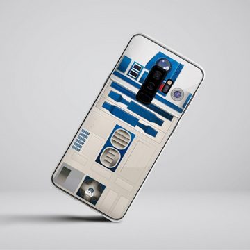 DeinDesign Handyhülle Star Wars R2D2 Fanartikel R2D2 Closeup - Star Wars, Samsung Galaxy S9 Plus Duos Silikon Hülle Bumper Case Smartphone Cover