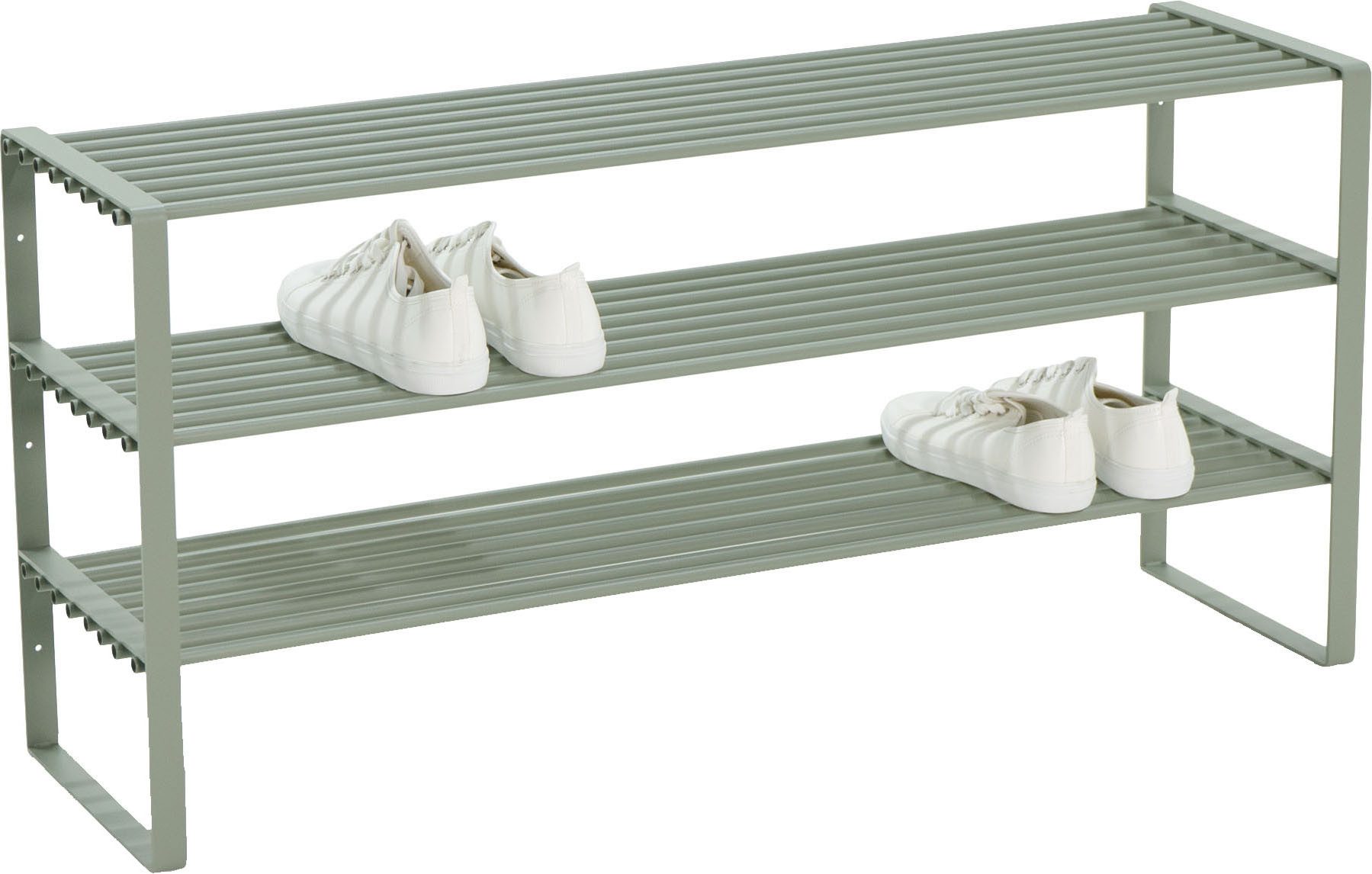 Spinder Design Schuhregal REX, 1-tlg., Regal aus Stahl, wahlweise Breite 70 cm oder 100 cm