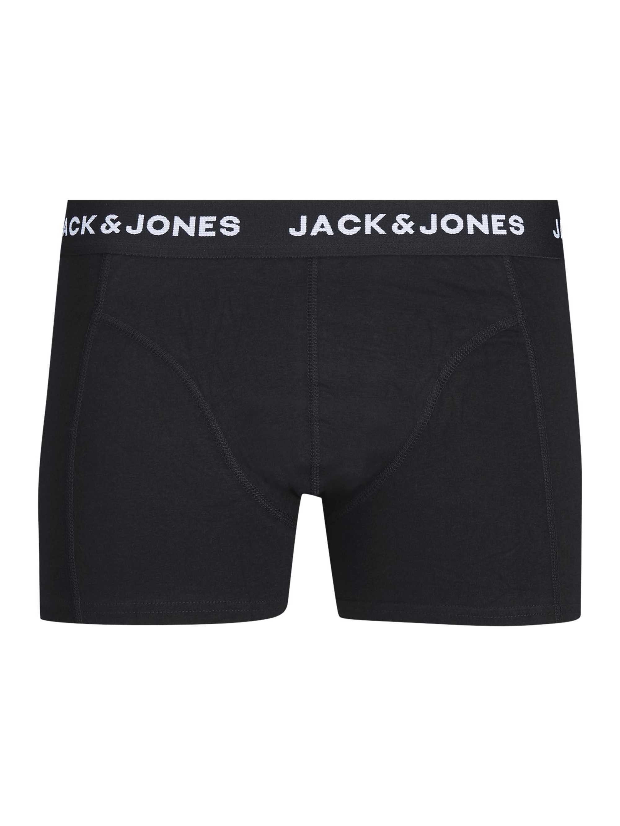 Jones Jack & Boxer - Trunks BASIC 7er Rot/Navy/Schwarz Herren JACSIMPLY Pack