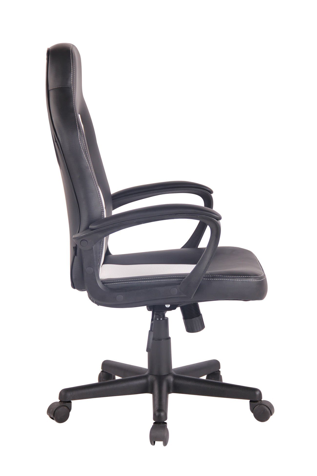 schwarz/weiß und drehbar CLP höhenverstellbar Chair Gaming Elbing,