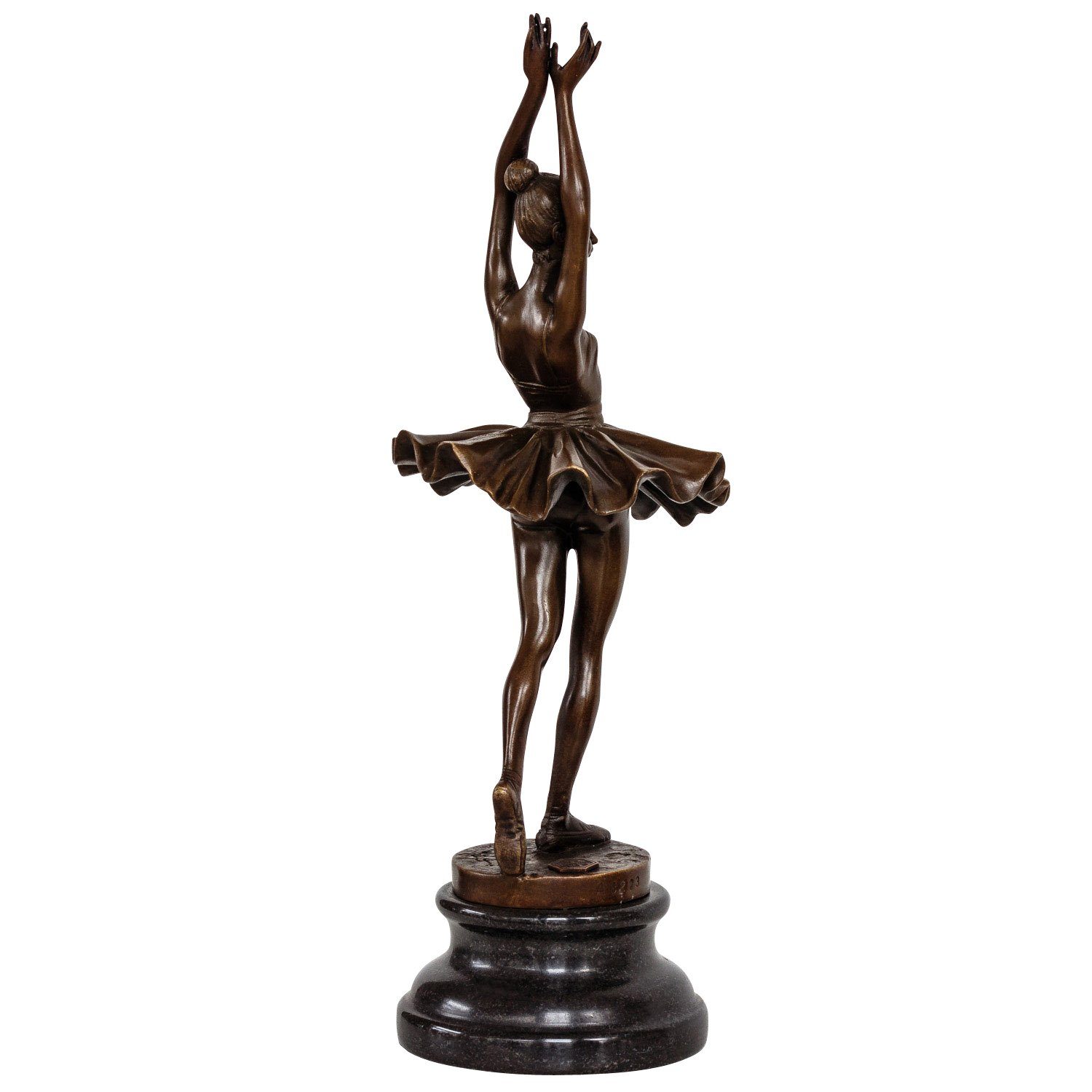 Skulptur Repl nach Ballett Aubaho Ballerina Bronzeskulptur Degas Tänzerin Figur Bronze