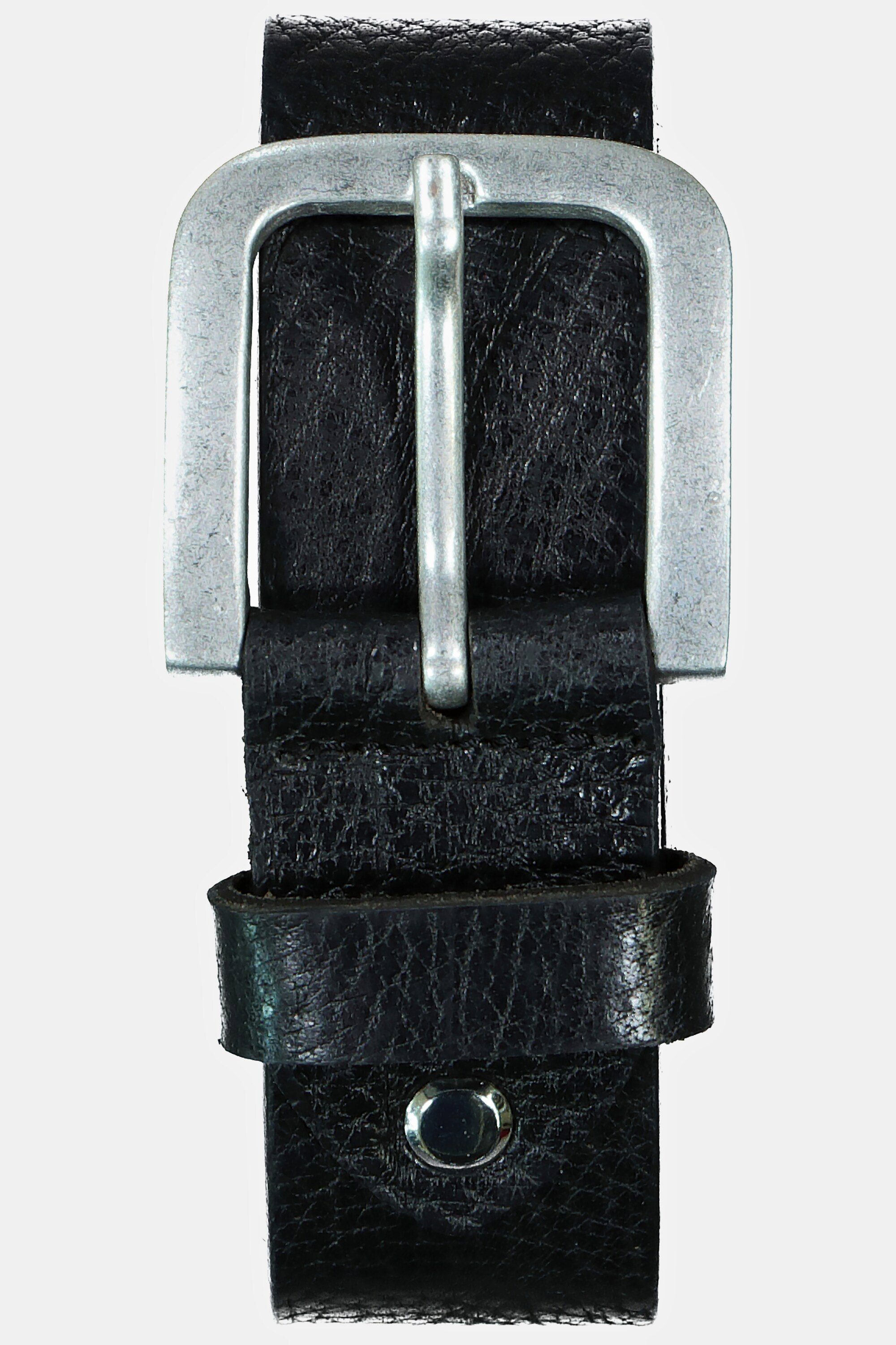 JP1880 Hüftgürtel Leder dunkelbraun echtes Metall-Schließe Ledergürtel