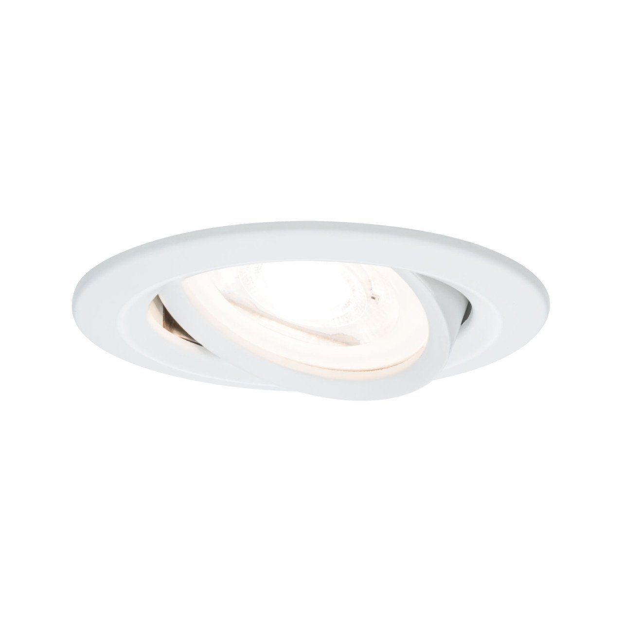 Paulmann Einbauleuchte Paulmann LED Einbauleuchte Nova 6,5W warmweiß, Inkl. Leuchtmittel, Nicht dimmbar nicht Smart Home-fähig ohne Bewegungsmelder