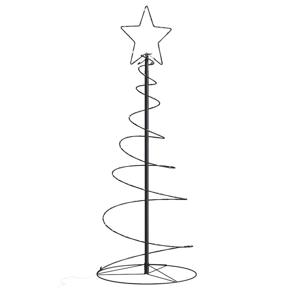 vidaXL Künstlicher Weihnachtsbaum LED Weihnachtsbaum 80 LEDs Warmweiß 120 cm