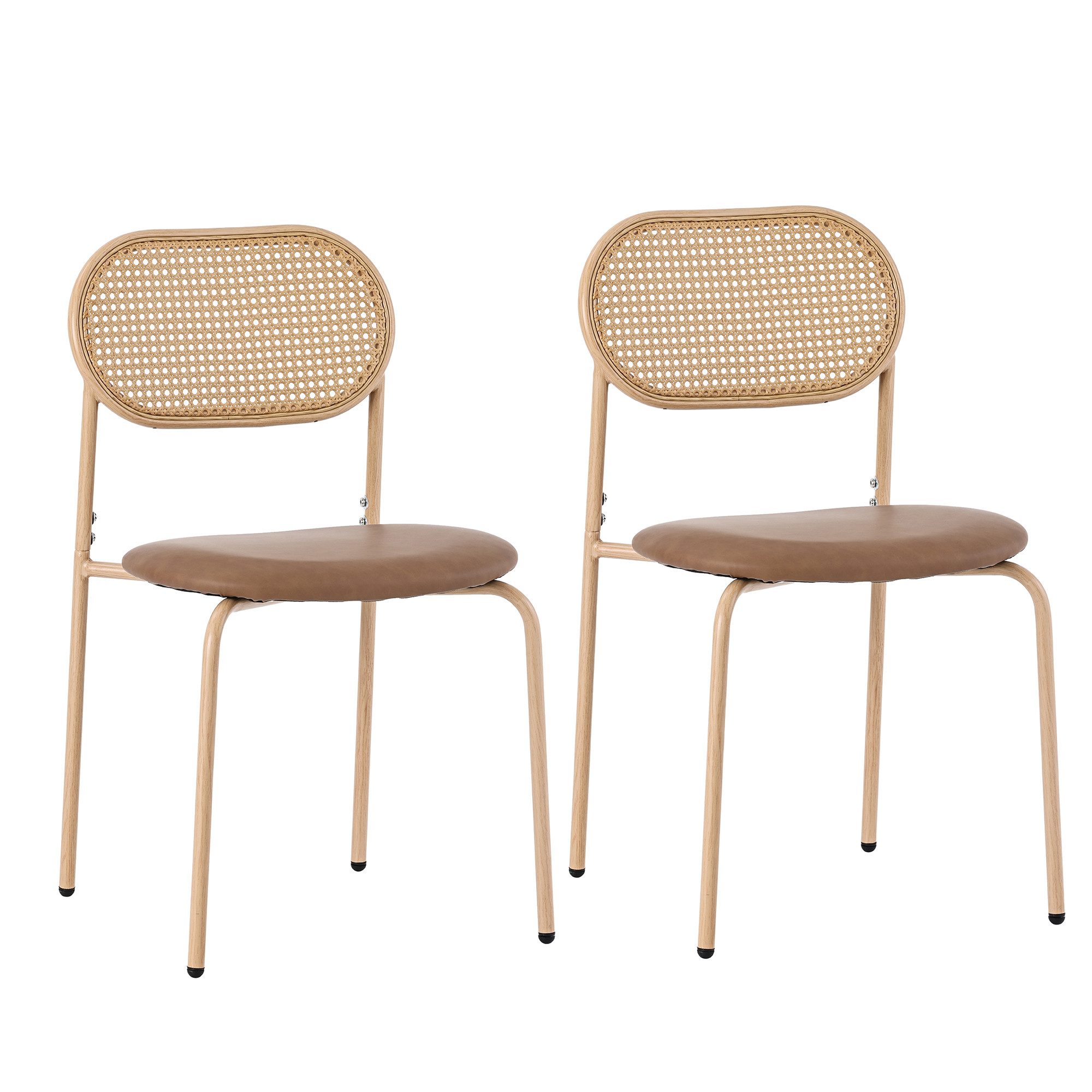 OKWISH Esszimmerstuhl Rattanstuhl Polsterstuhl (6 St), günstig online kaufen