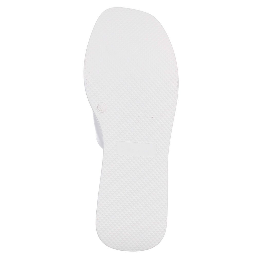 Ital-Design Plateauschuh mit offener Zehenpartie für Damen Plateausandaletten (91409158) Keilabsatz/Wedge Keilsandaletten in Weiß