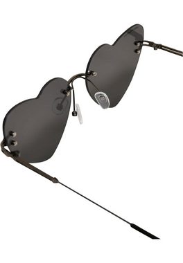 URBAN CLASSICS Sonnenbrille Urban Classics Unisex Sunglasses Heart With Chain