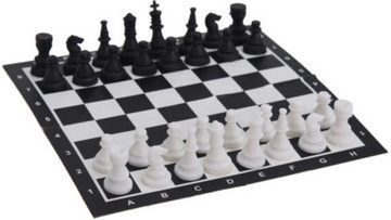 Koopman Spielesammlung, Silber, 3 Spiele, Backgammon, Schach, Dame