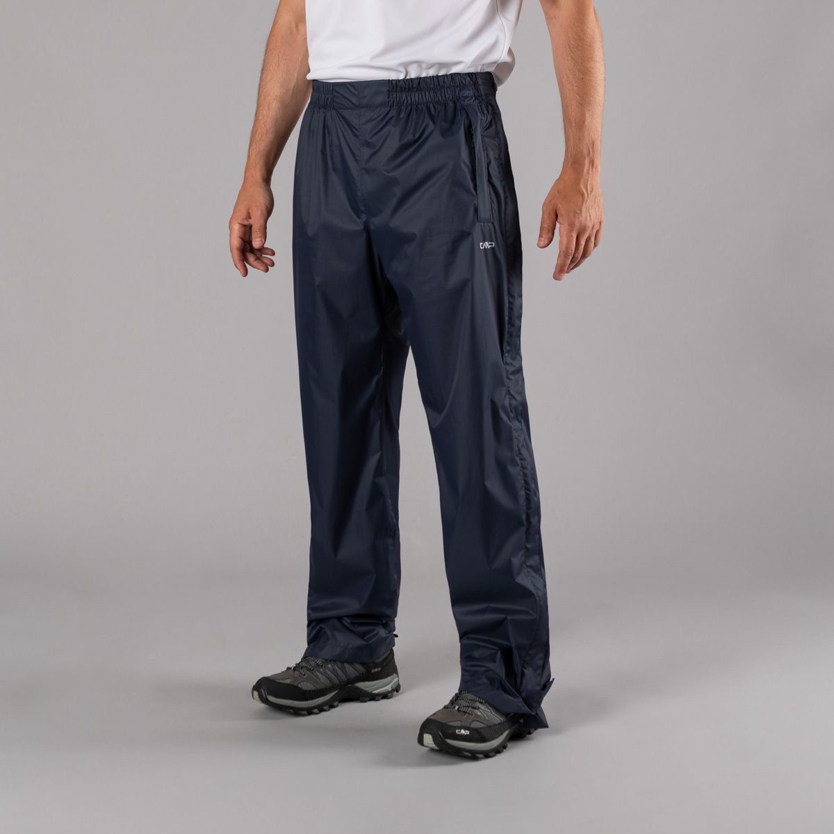 CMP Outdoorhose MAN Rain Pant With Full Lenght Side Zips Wetterfeste Hose für Outdoor-Abenteuer mit vollverschweißten Nähten