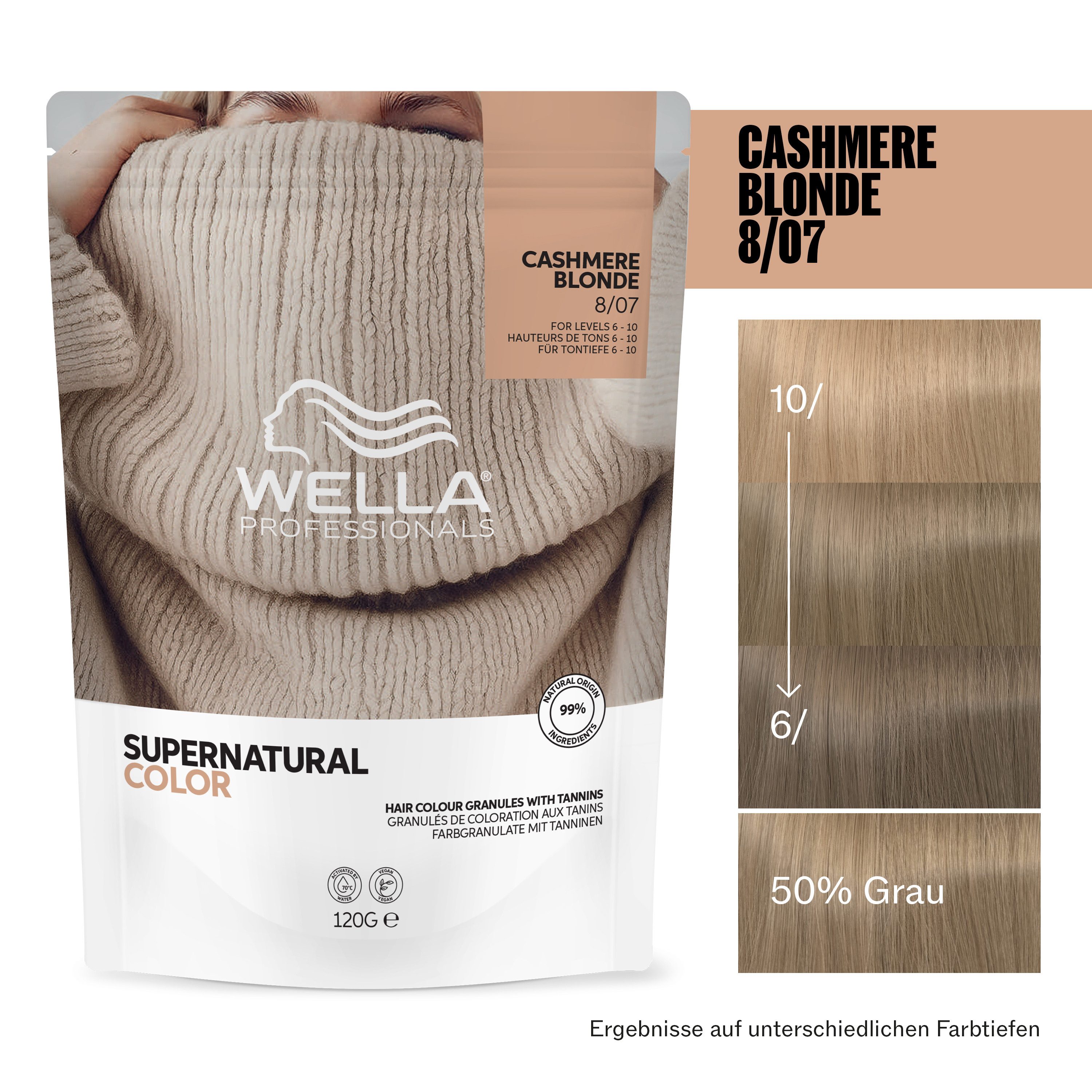 Wella Professionals Haarfarbe Supernatural Color - natürliche Haarfarbe zum Anmischen, 91% - 100% Inhaltsstoffe natürlichen Ursprungs