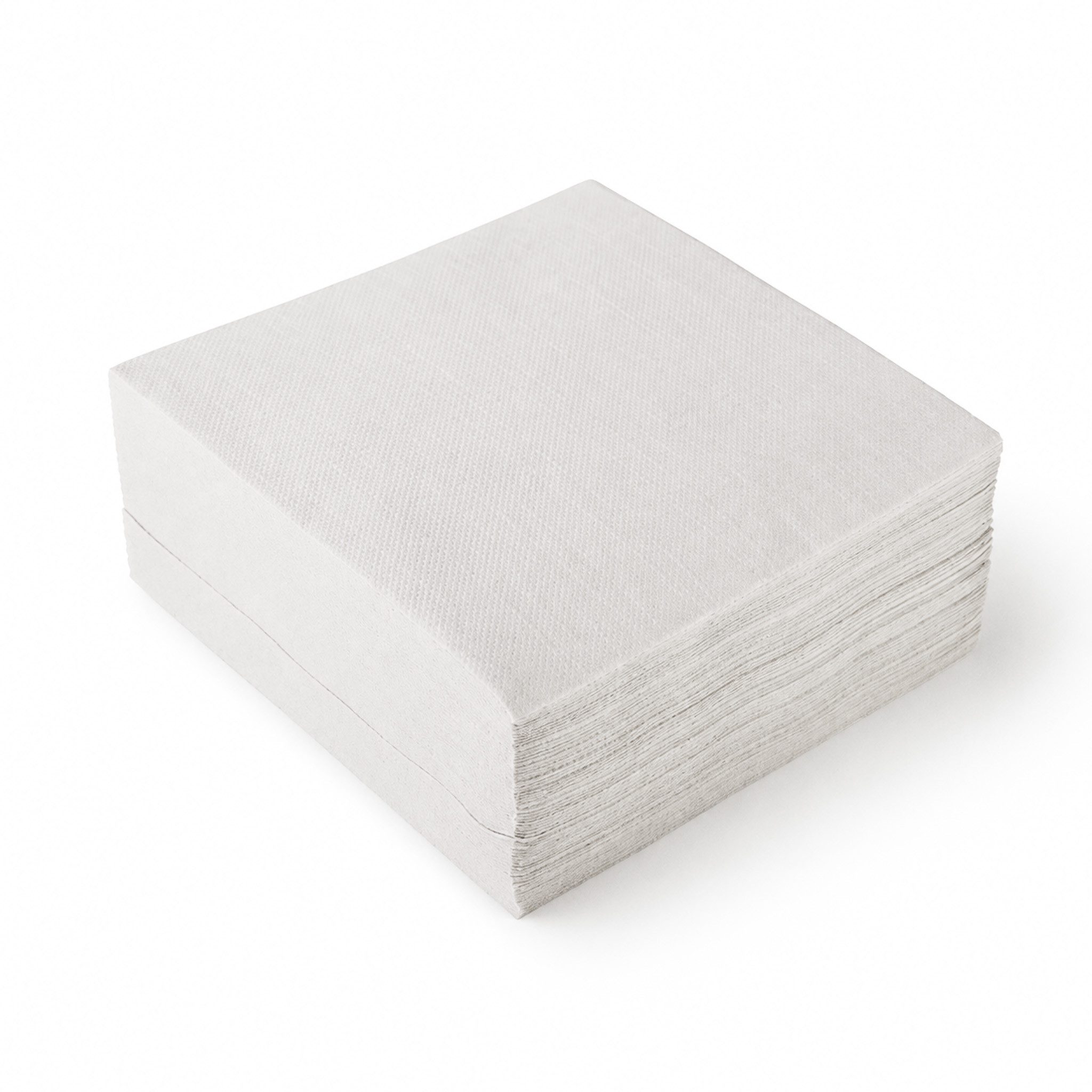 AVA Papierserviette, Servietten stoffähnlich 40x40cm 50 Stück Leinenoptik Hellgrau