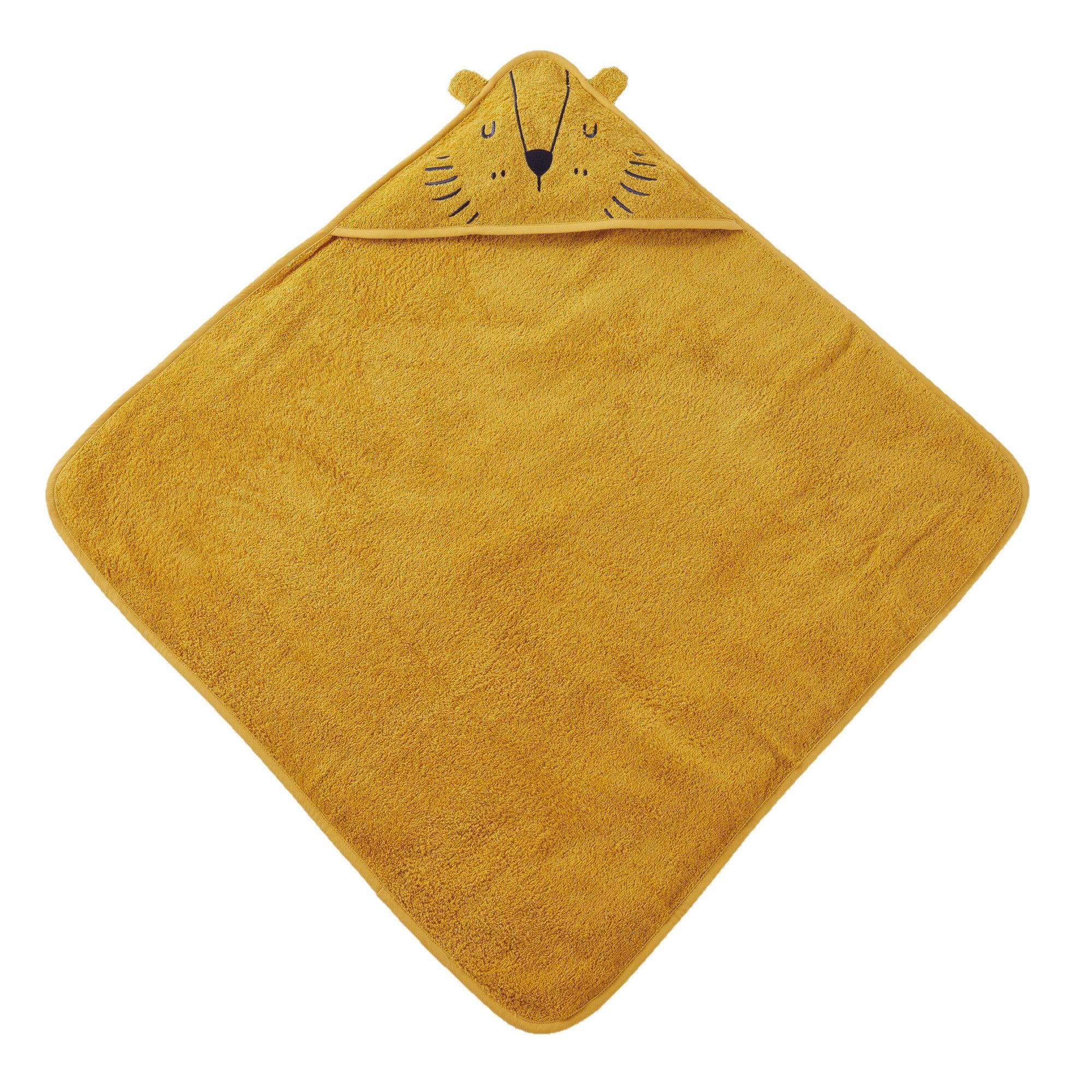 Kapuzenhandtuch Badetuch Löwe Handtuch mit Ohren für Kinder 80x80 cm aus 100% Baumwoll