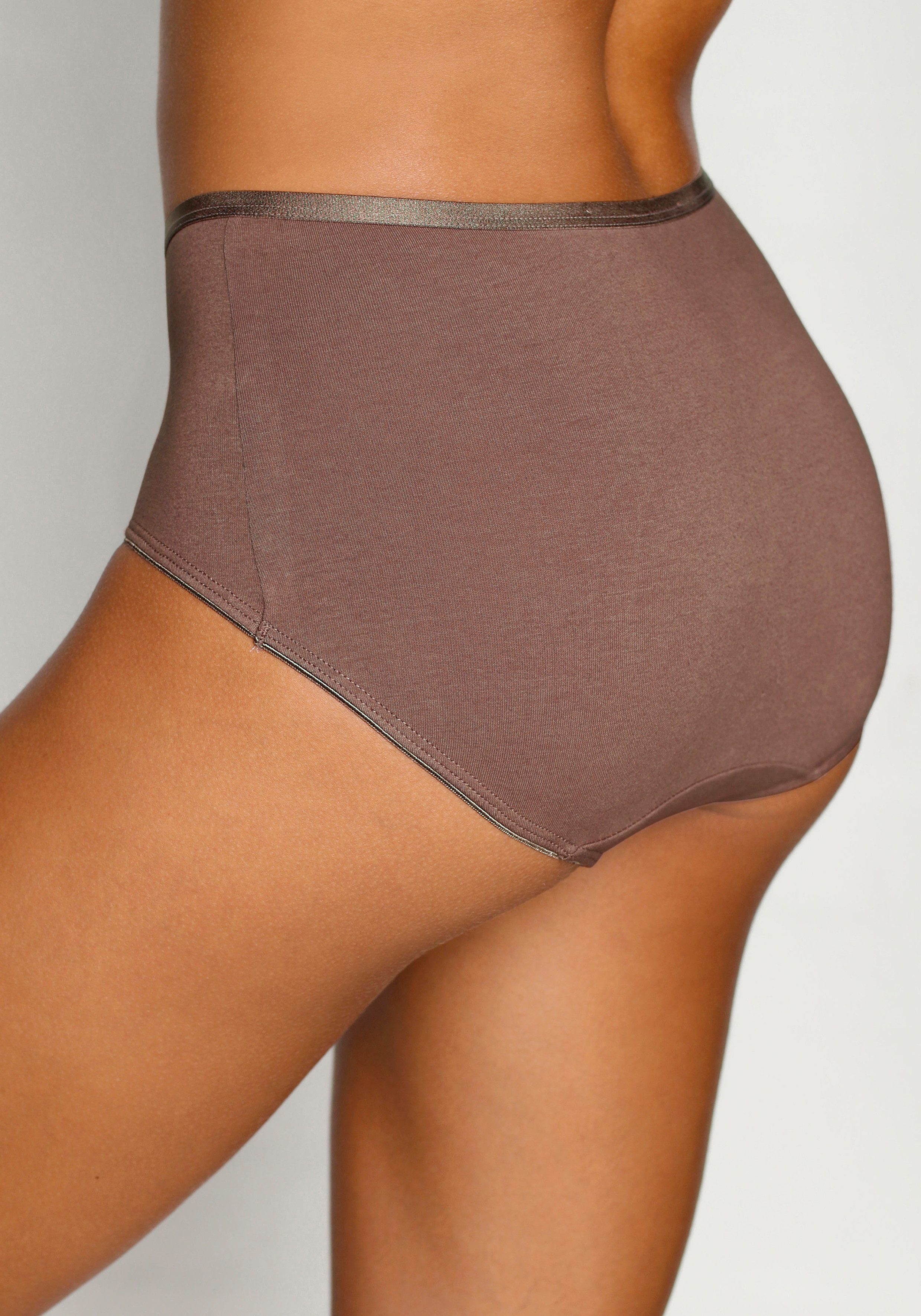 Vivance by Lascana Taillenslip (5er-Pack) aus elastischer Baumwoll-Qualität