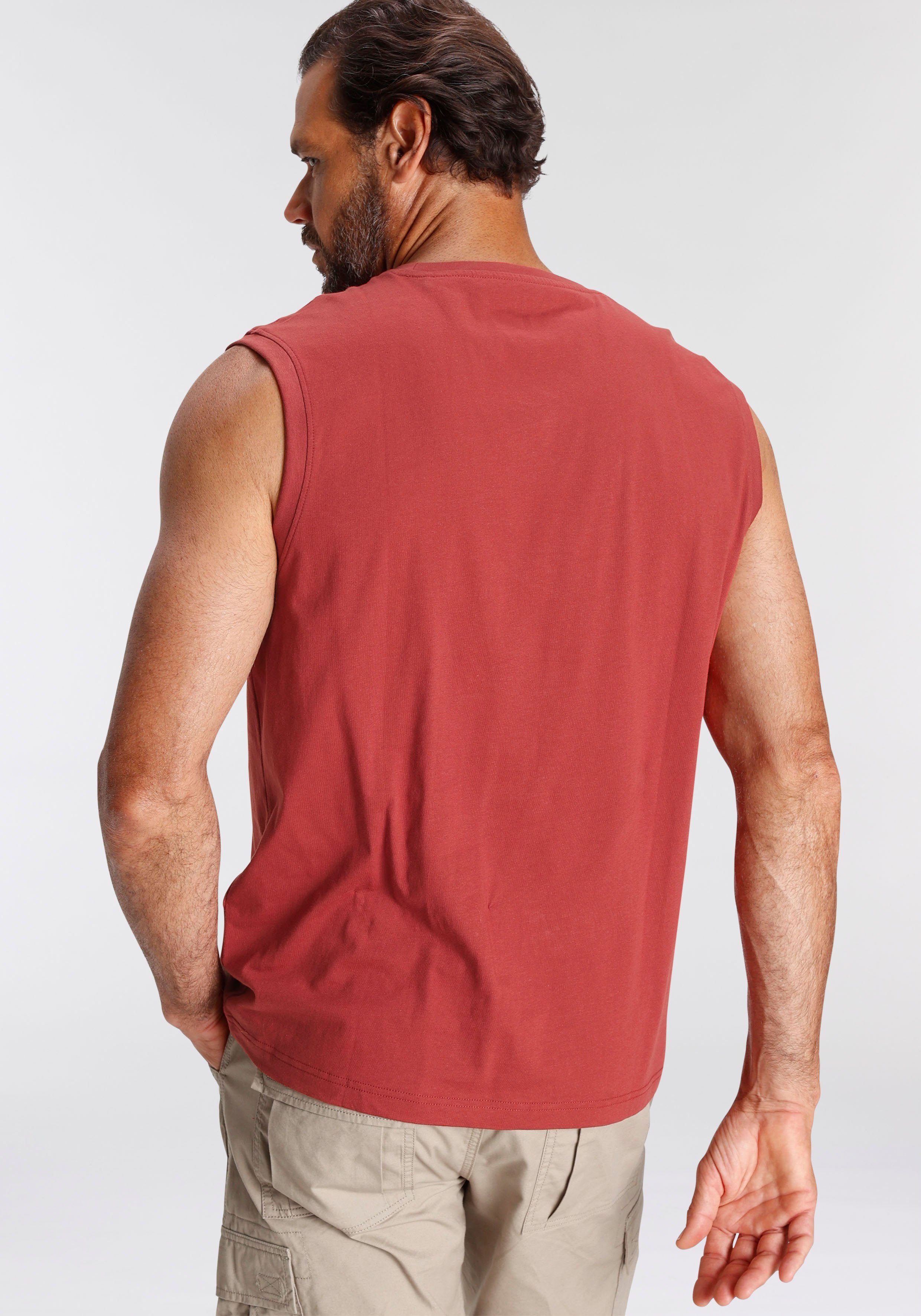 Man's World Muscleshirt (2er-Pack) ärmellos, bedruckt, Rundhalsausschnitt, aus 100% Baumwolle – Bild 4 von 5
