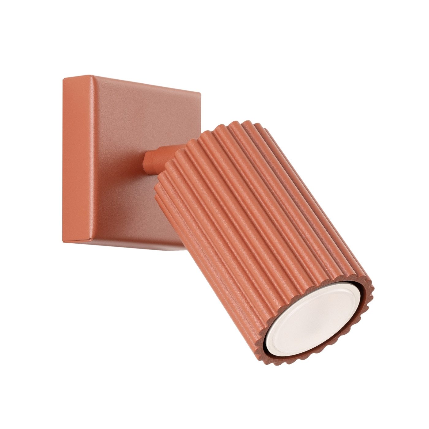 SOLLUX lighting Wandleuchte Wandleuchte Karbon Roter Ocker, Nicht enthalten