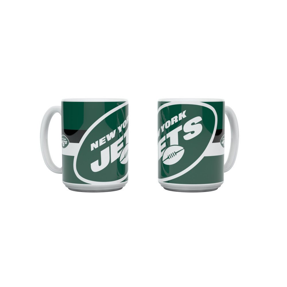 New York Jets Becher New York Jets Tasse "Triple Logo ", Keramik