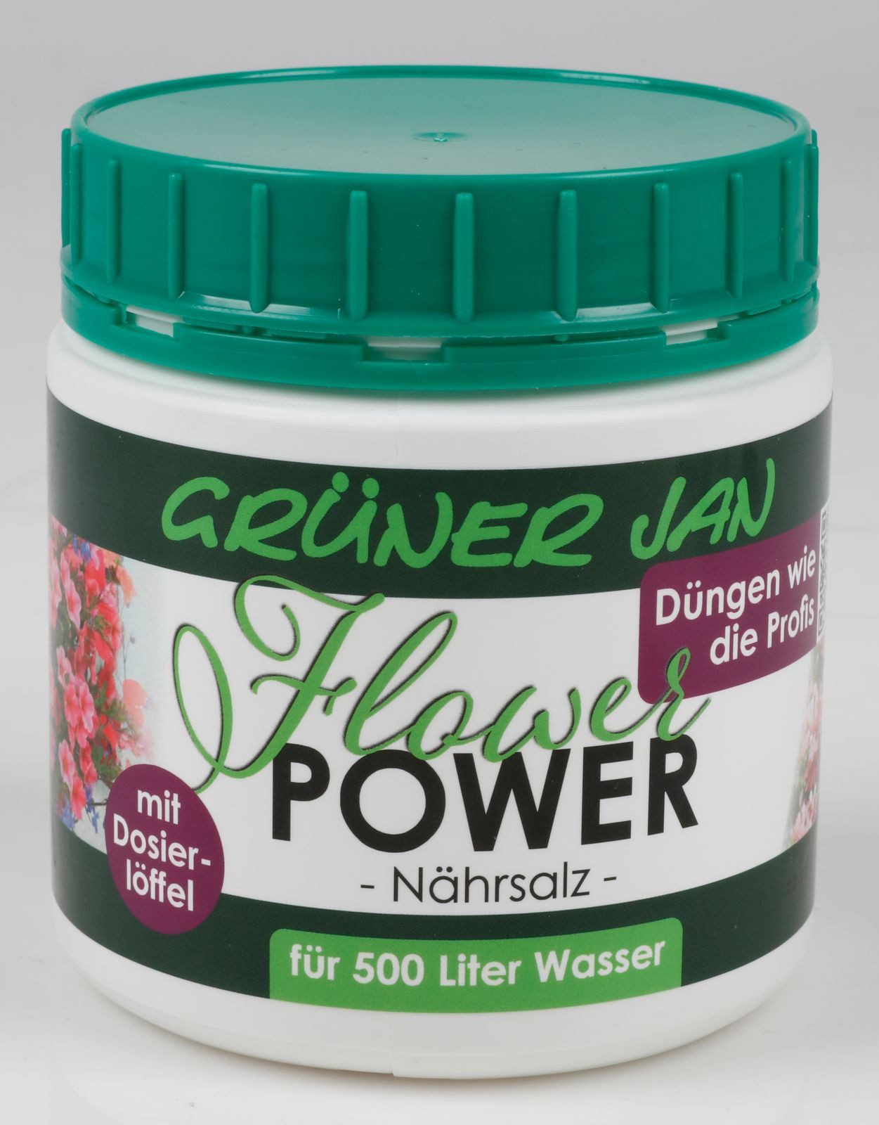 BURI Pflanzendünger GJ Blumendünger 500g – 24 Dosen NPK-Mischdünger 15+10+15 (2)