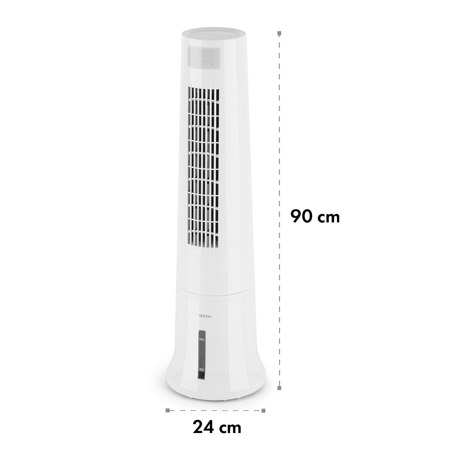 Weiß Highrise Eis Klarstein Luftkühler, mobil mit & Klimagerät Ventilatorkombigerät Wasserkühlung Abluftschlauch ohne 3-in-1