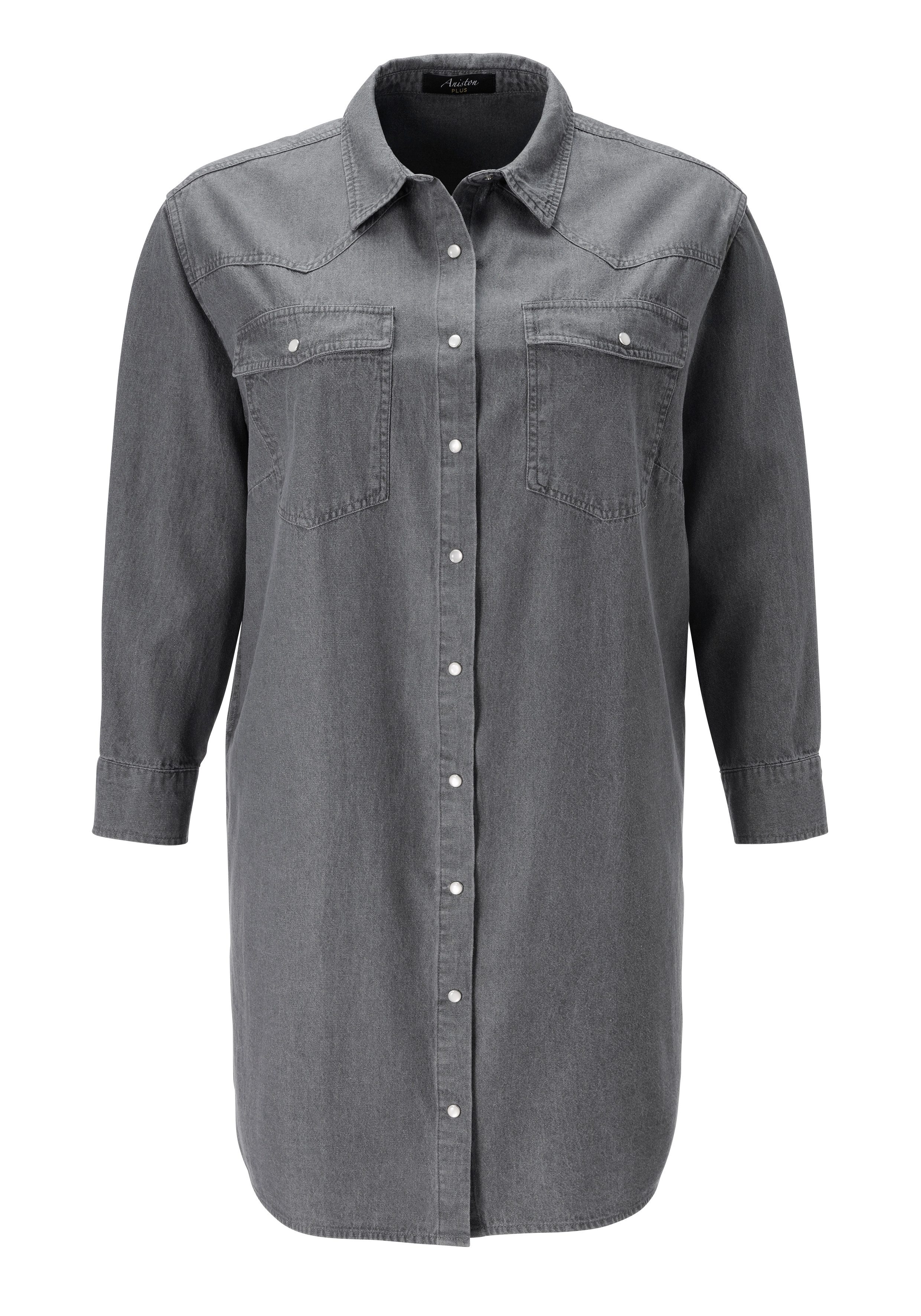 Aniston PLUS Jeanskleid modisches Jeanskleid - NEUE KOLLEKTION – Bild 5 von 5