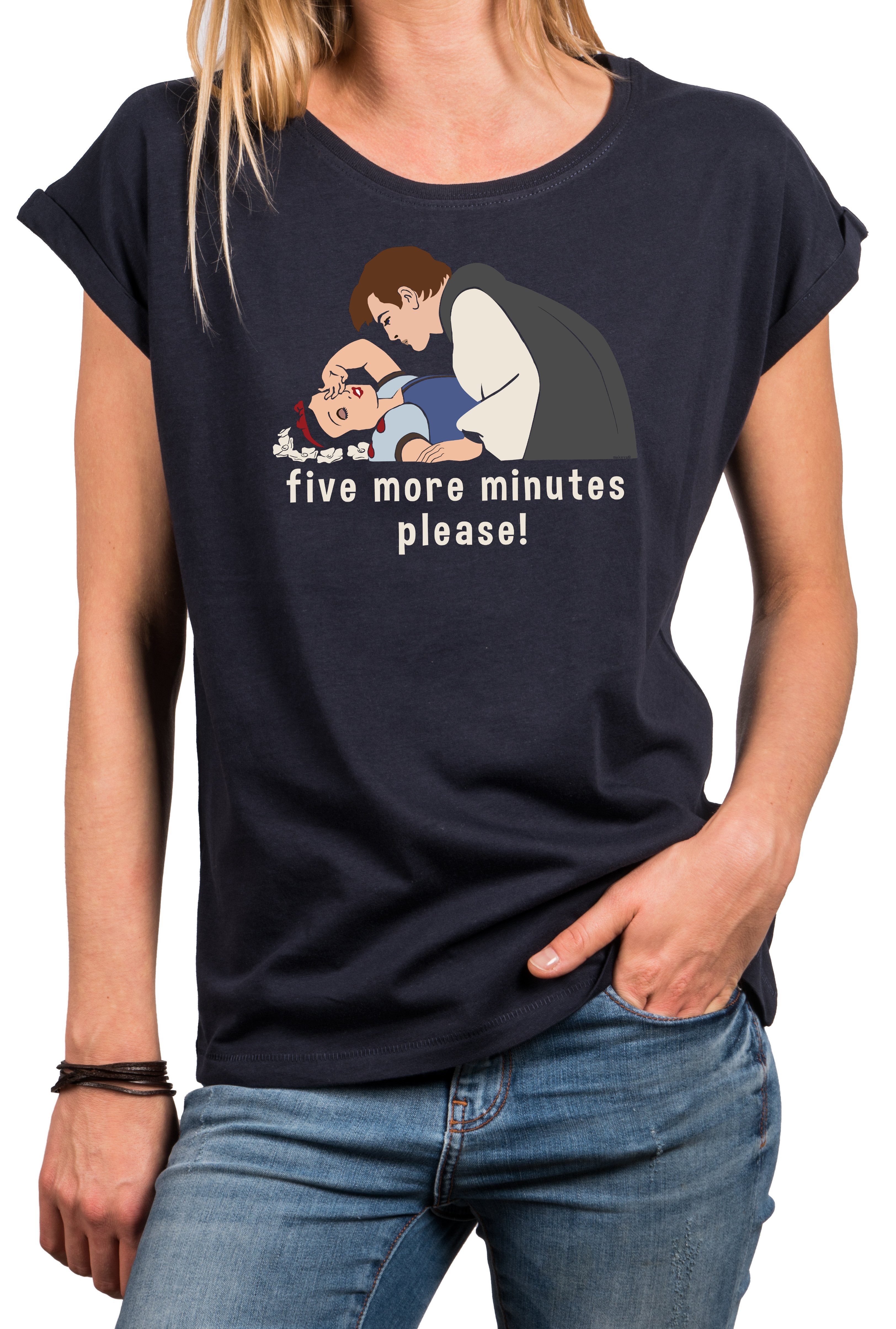 Print-Shirt Damen Kurzarm Top lustige Sprüche Prinzessin witzige Geschenke Mädchen