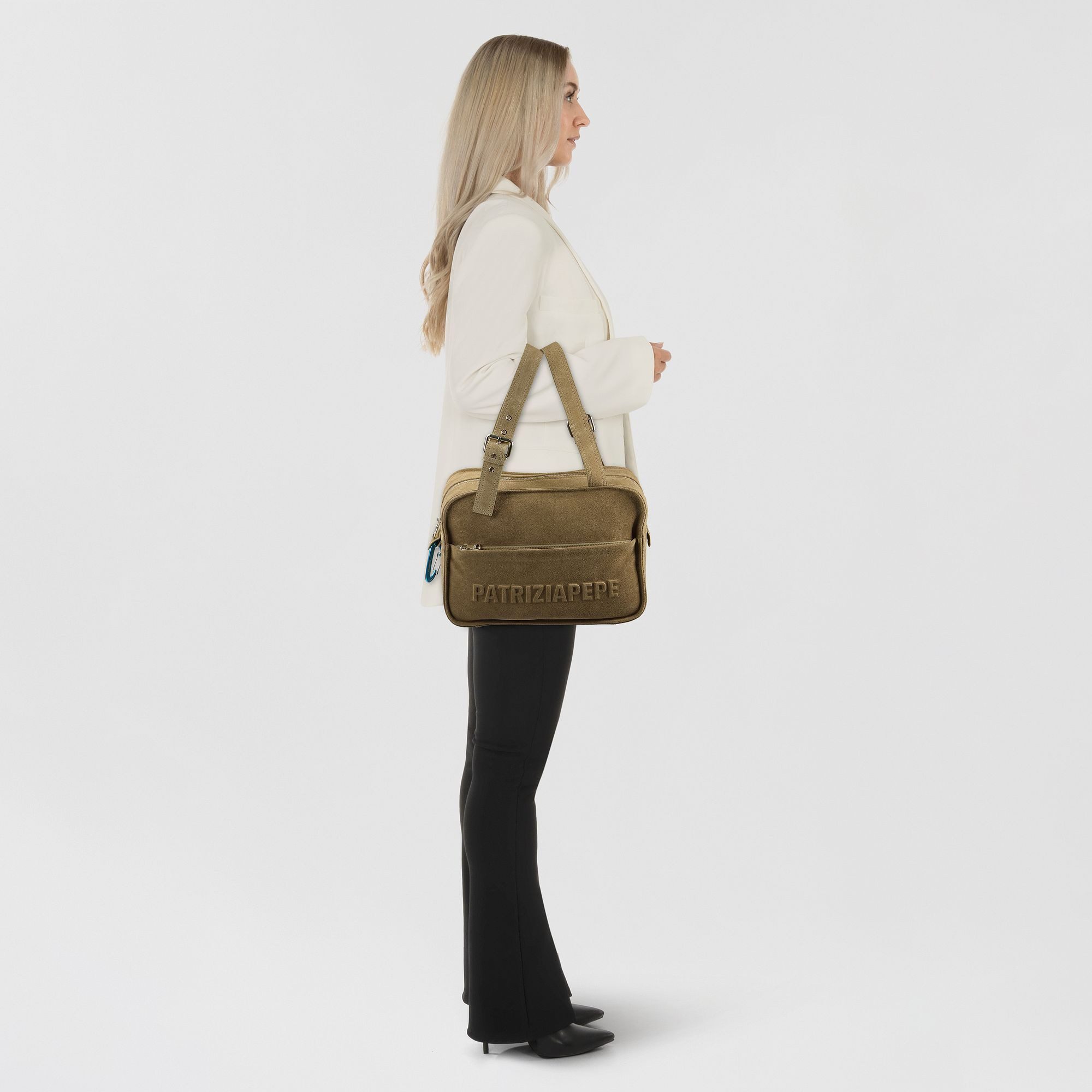 Patrizia Pepe Schultertasche (Im)Perfection, Leder