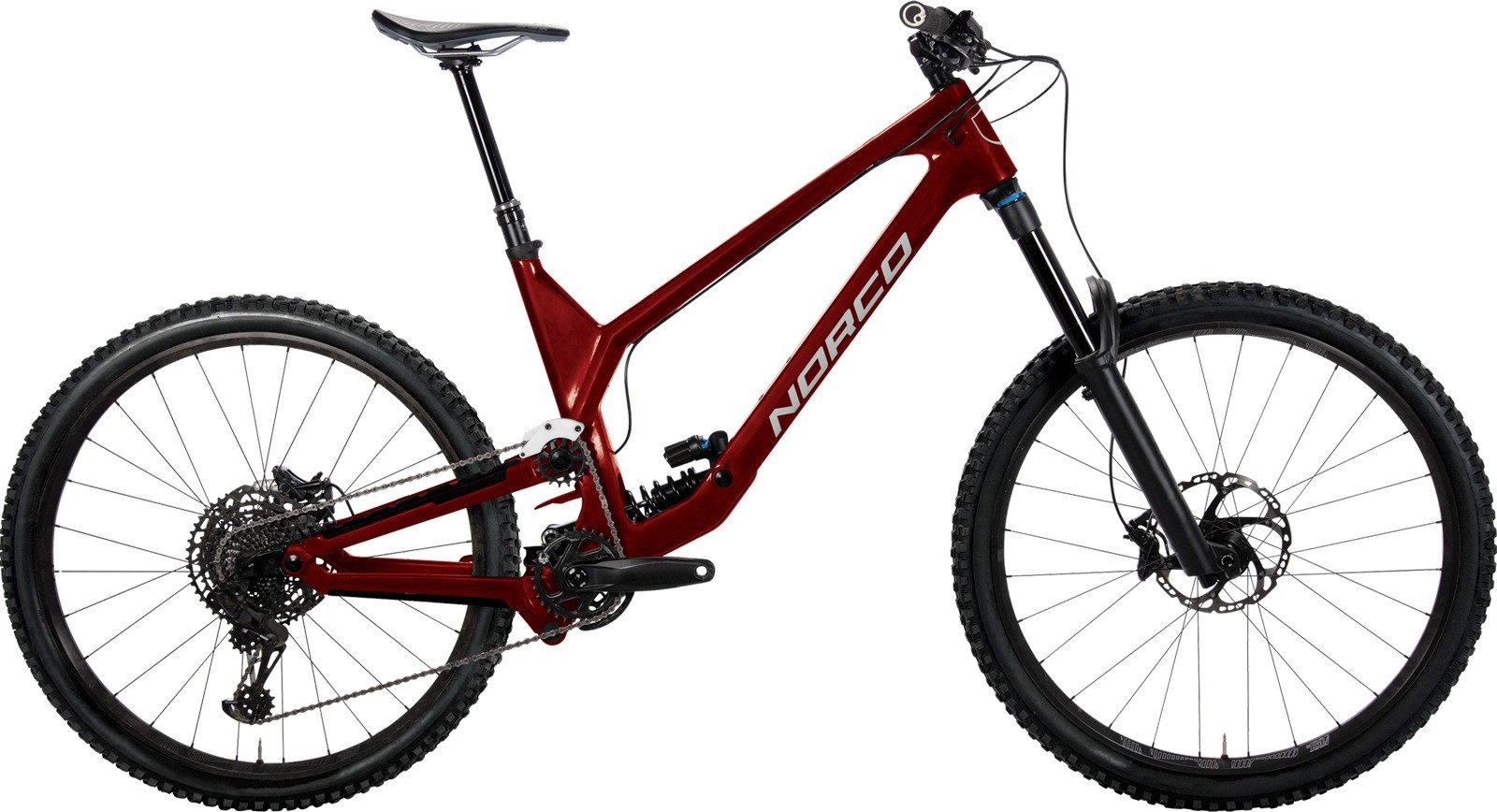 NORCO Mountainbike MTB Fully Range C3 Red/Silver 29" Diamant, 12 Gang Shimano Shimano SLX RD-M7100 12spd Schaltwerk
